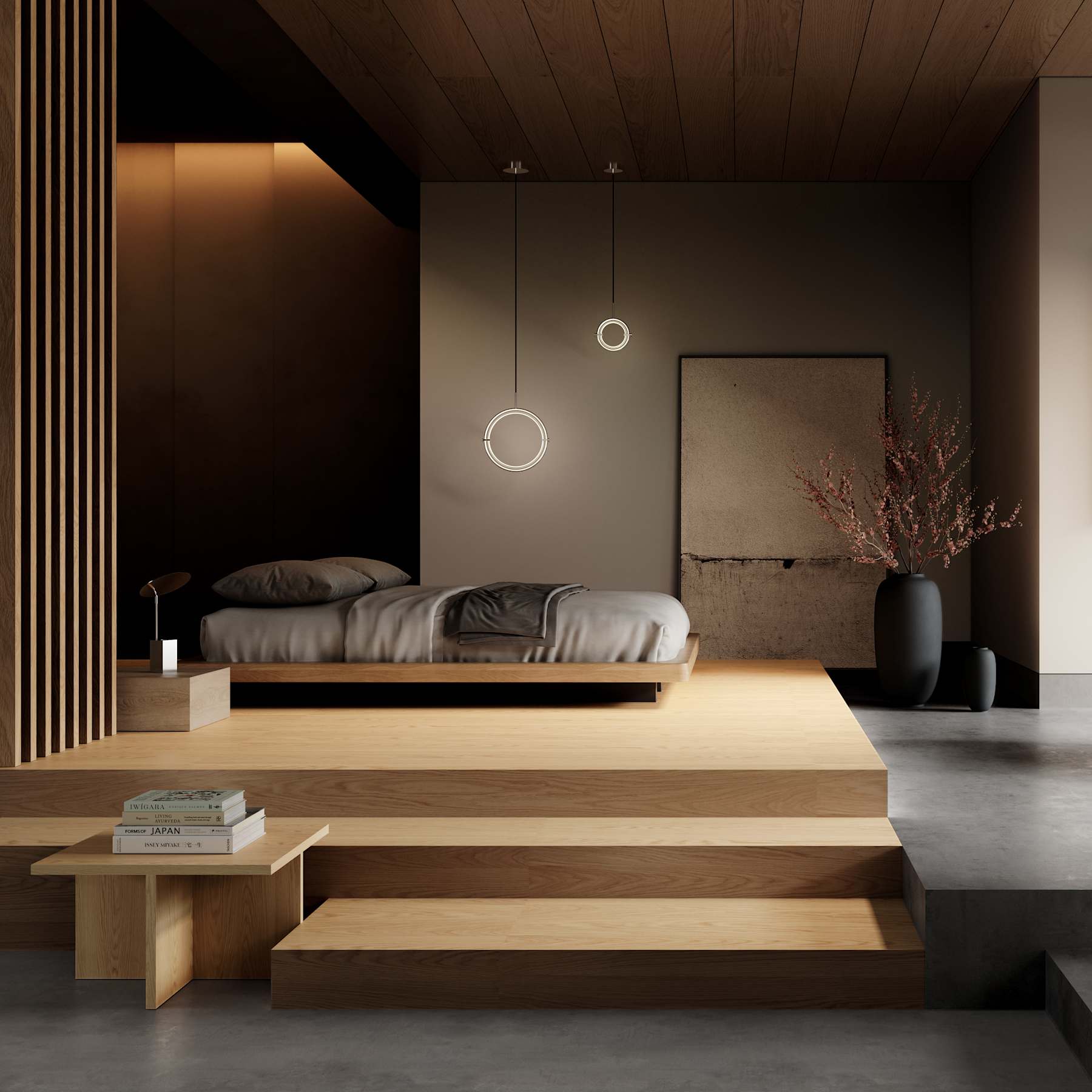 Kávový stolík BRUTUS z dubového dreva