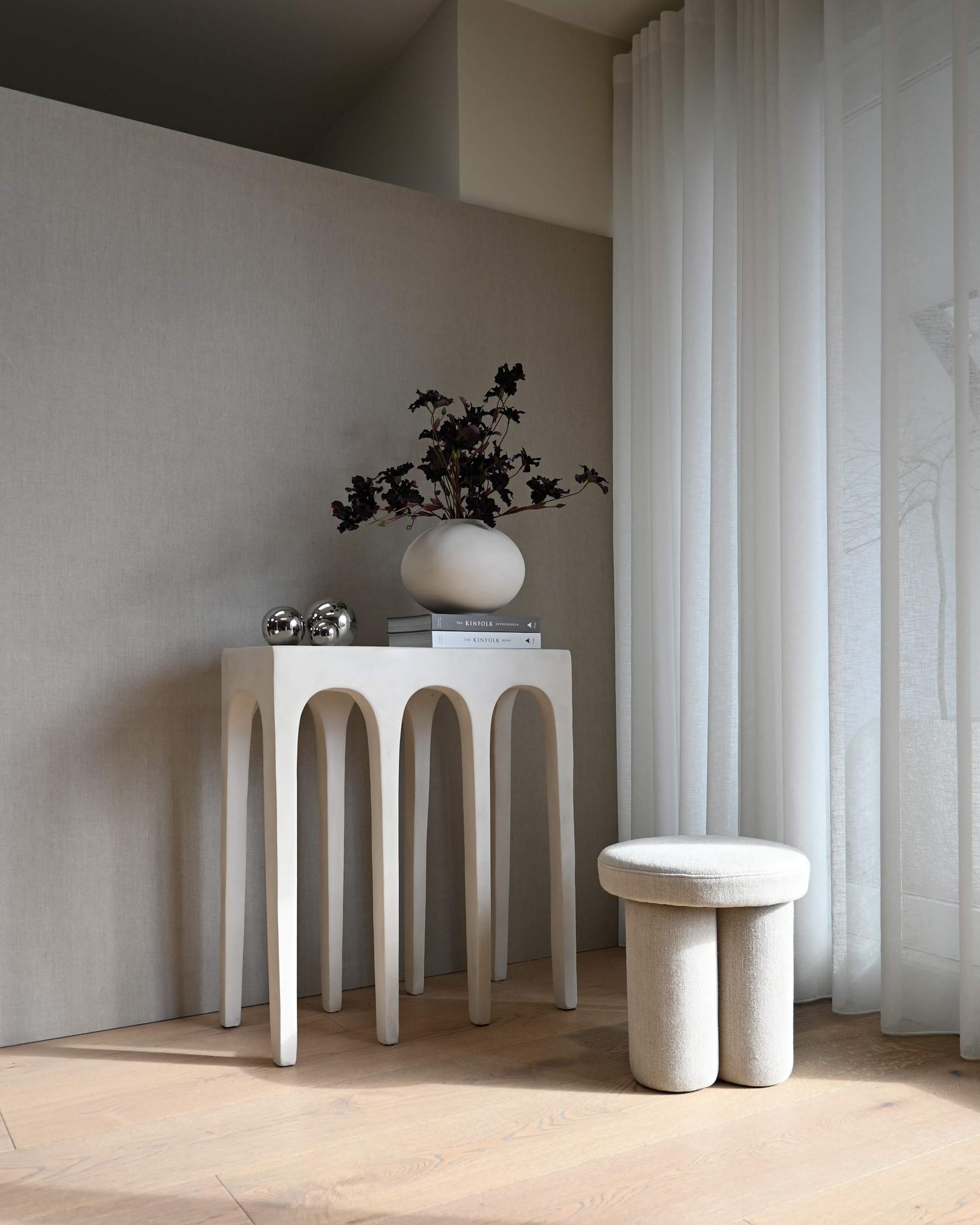 Váza SUNAO FAT biela