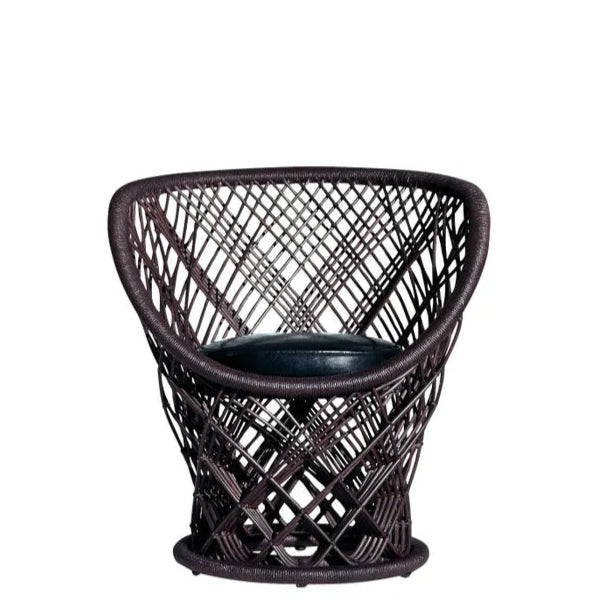 Hnedé kreslo PAVO REAL