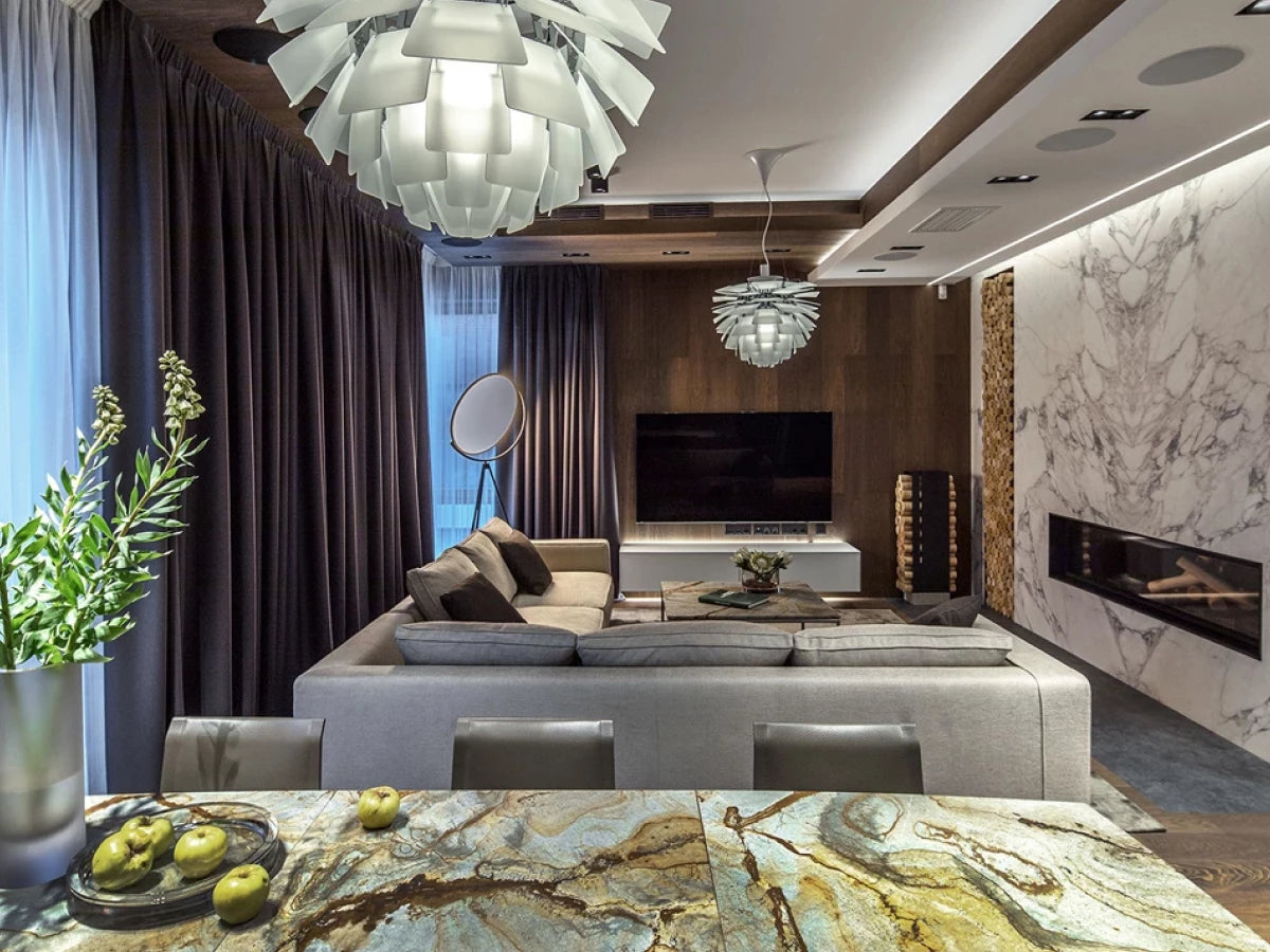 Závesná lampa PH ARTICHOKE GLASS biela