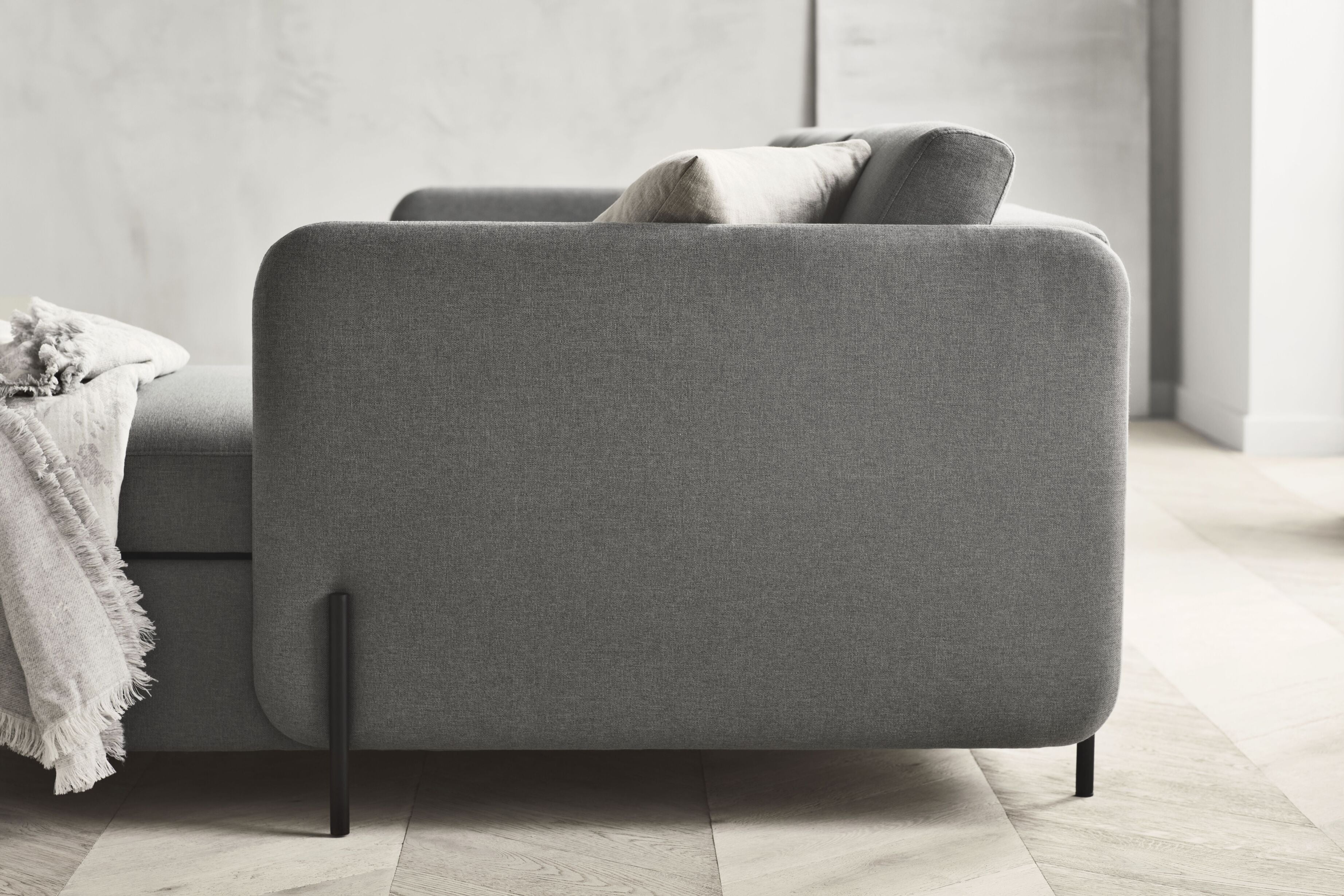 Folding sofa of 3rd Pira Steel base