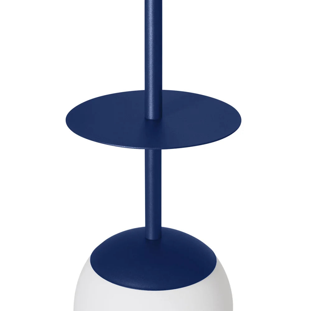 Závesná lampa PLAAT tmavomodrá