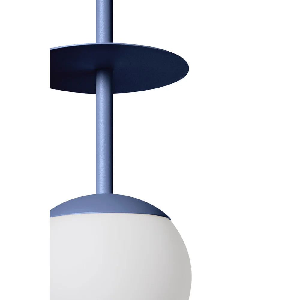 Závesná lampa PLAAT modrá
