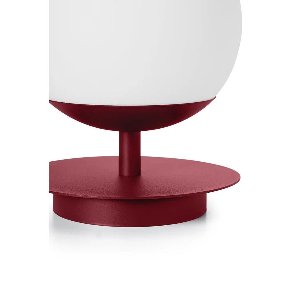 Stolná lampa PLAAT burgundská