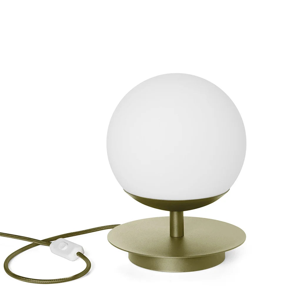 Stolná lampa PLAAT olivová