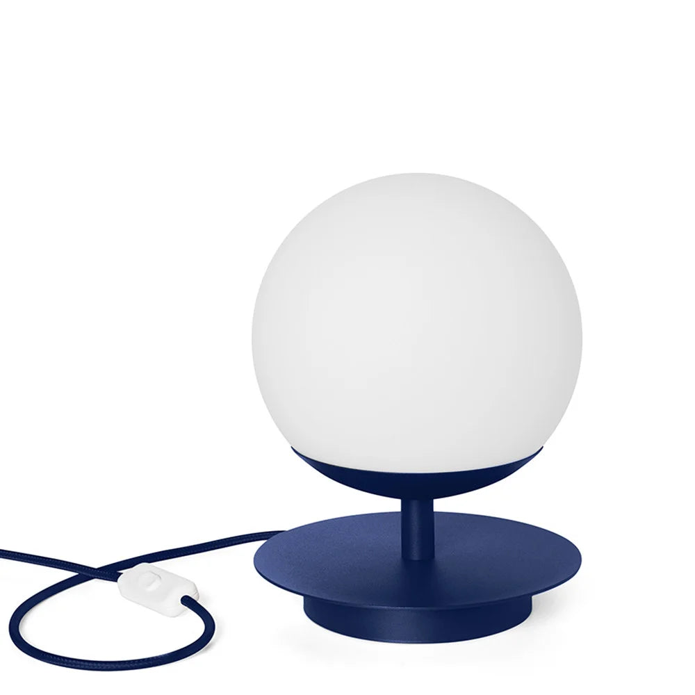PLAT table lamp navy blue