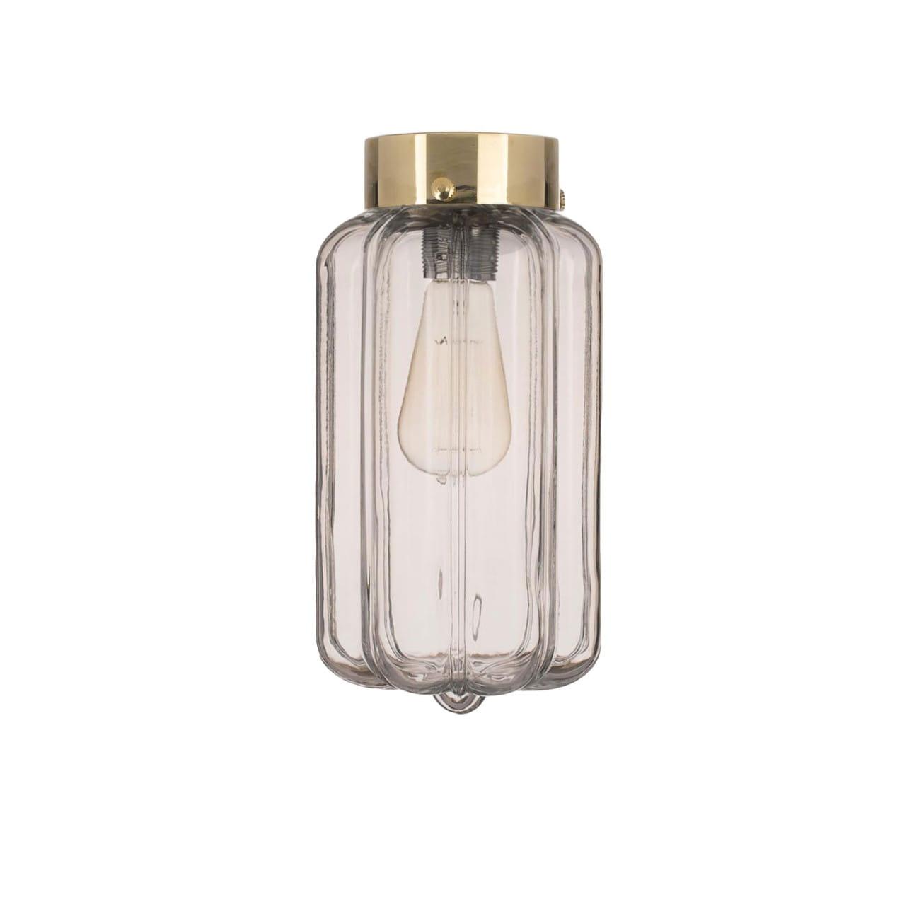 Plafon DECO mosiężny Embassy Interiors jasny Eye on Design