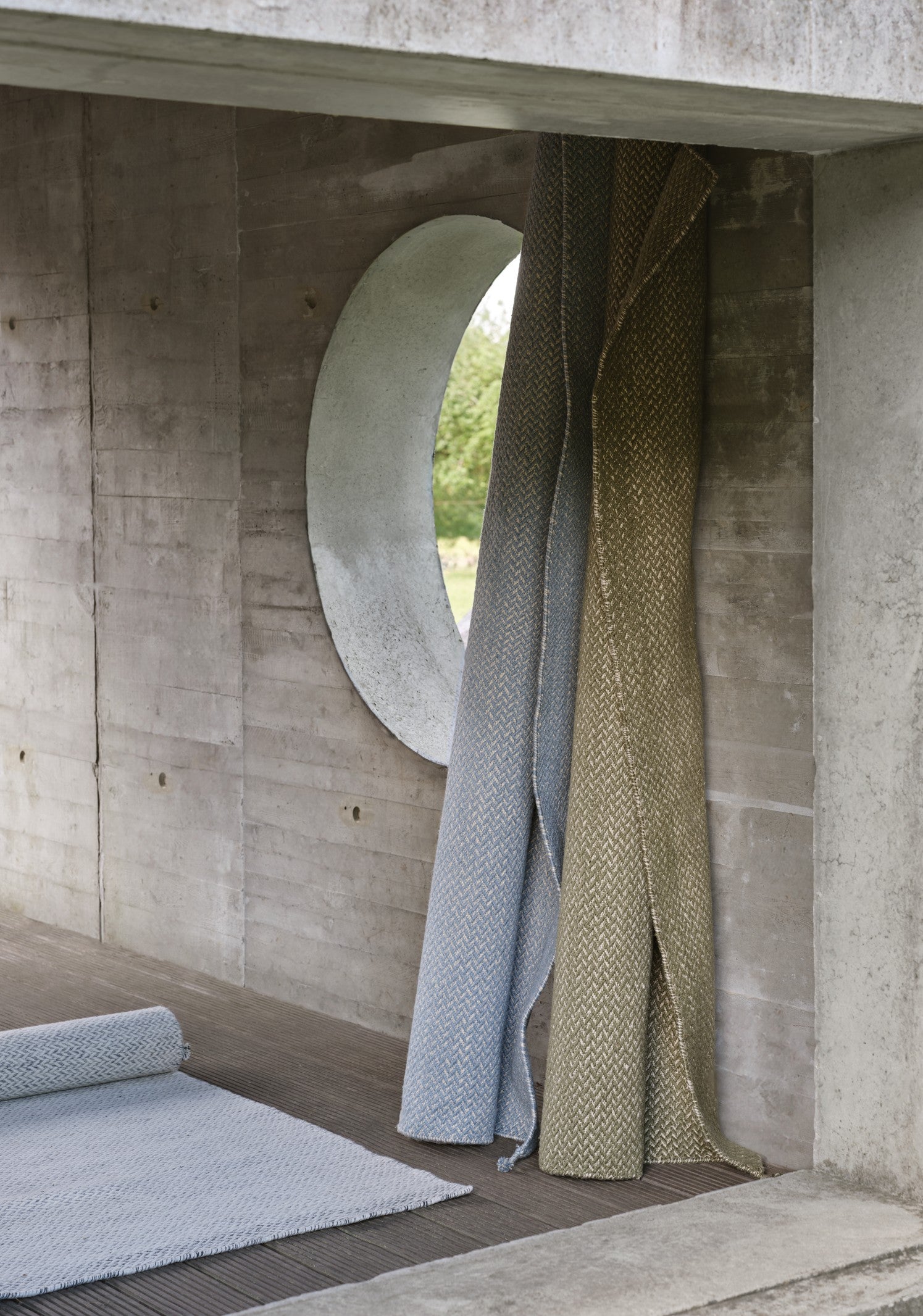 Outdoor rug PLY green