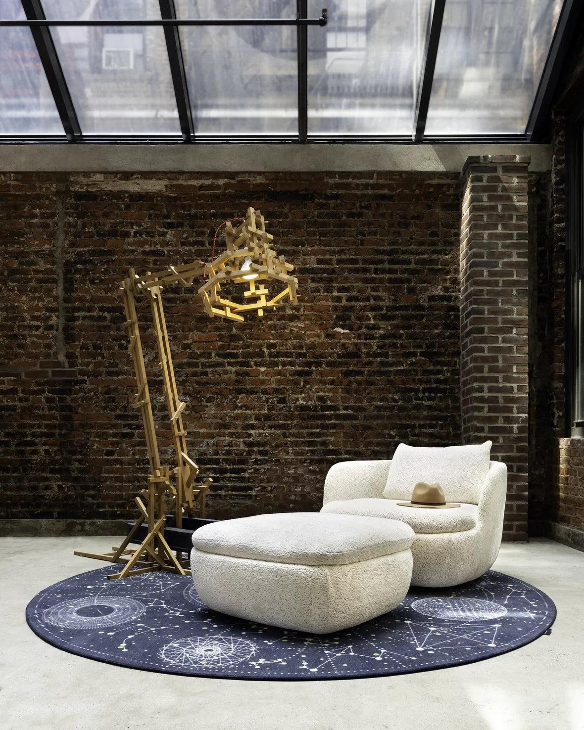 Podnóżek BART tapicerowany Moooi Eye on Design