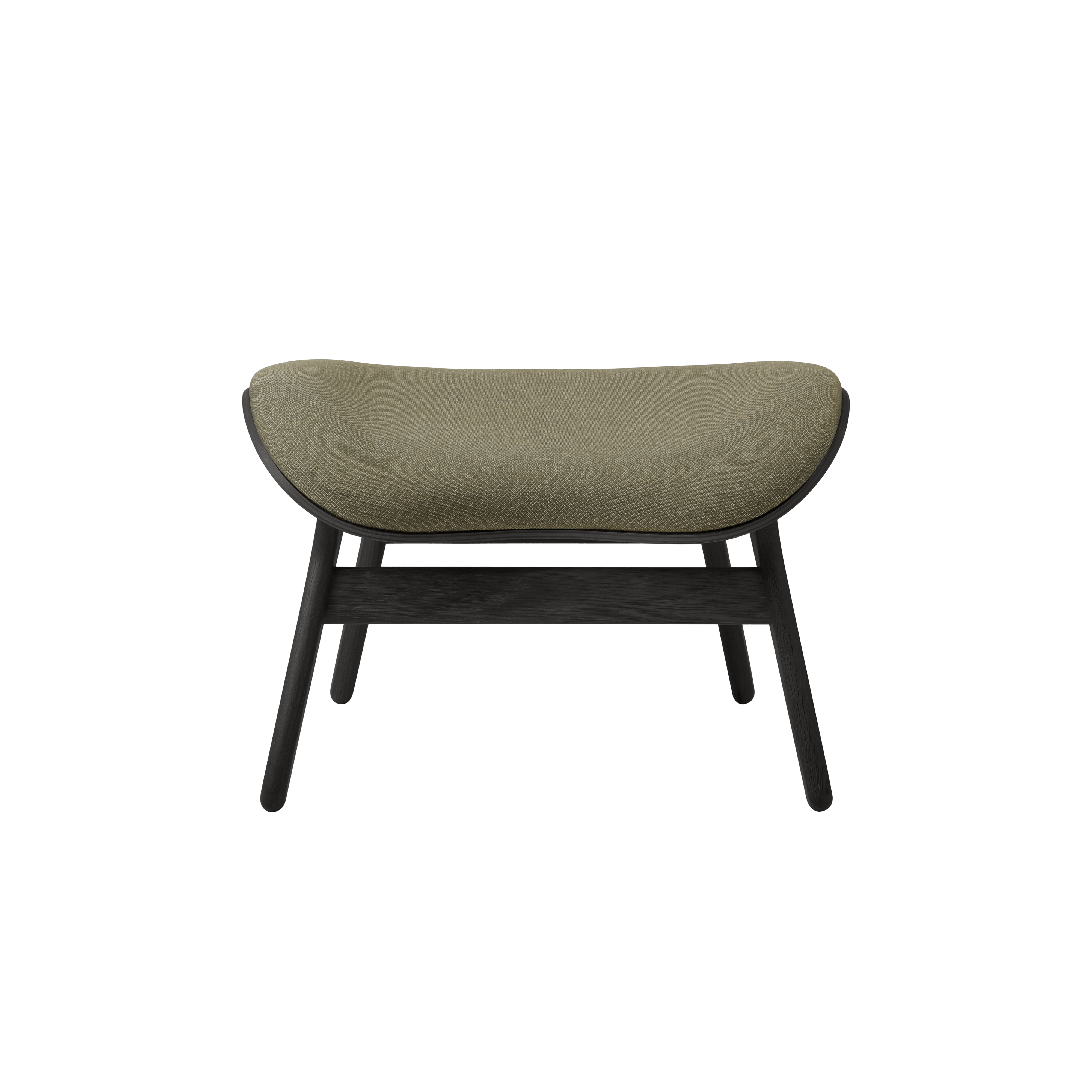 Podnóżek CONVERSATION PIECE szałwiowy z czarną podstawą UMAGE Eye on Design