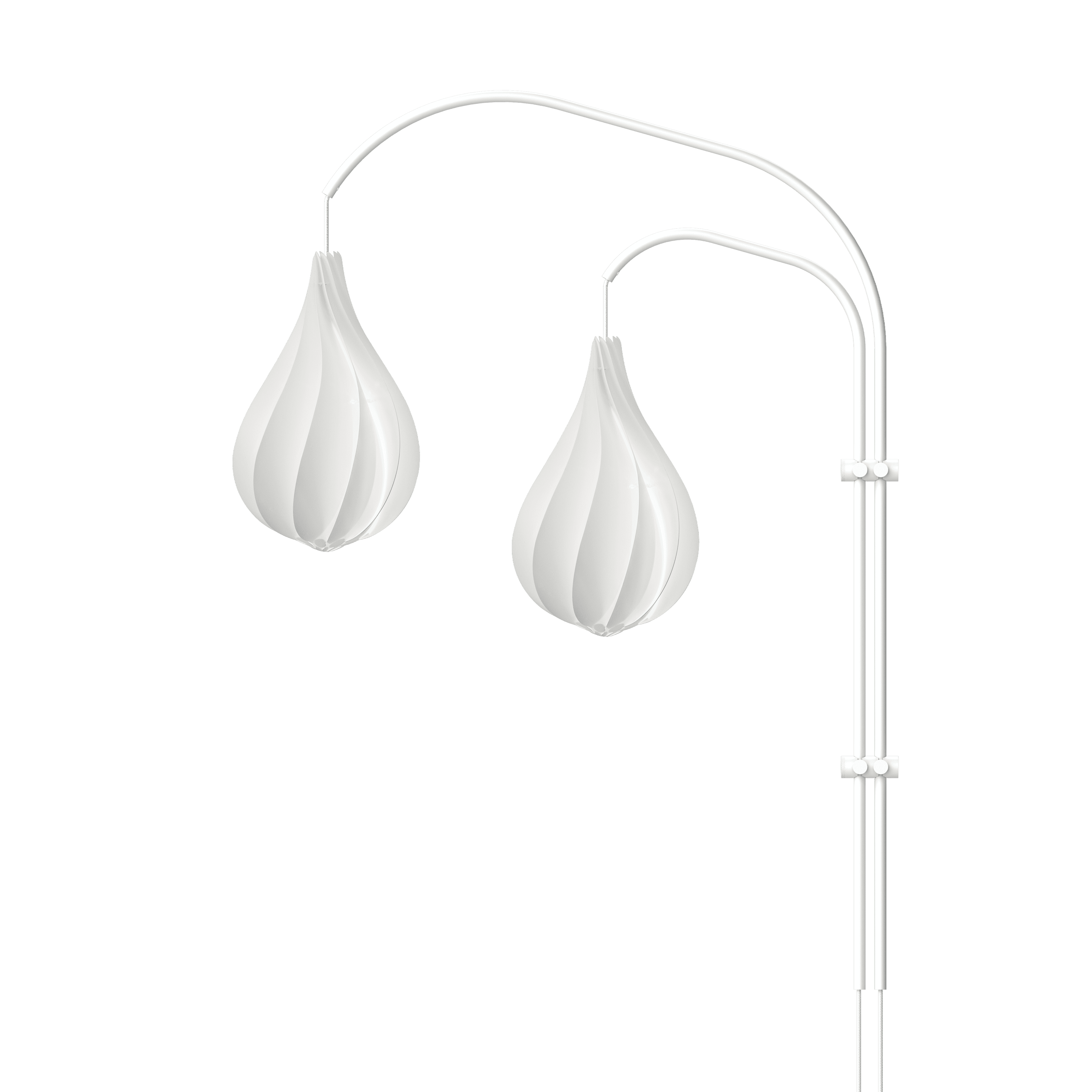 Podstawa lampy ściennej WILLOW DOUBLE biały UMAGE Eye on Design