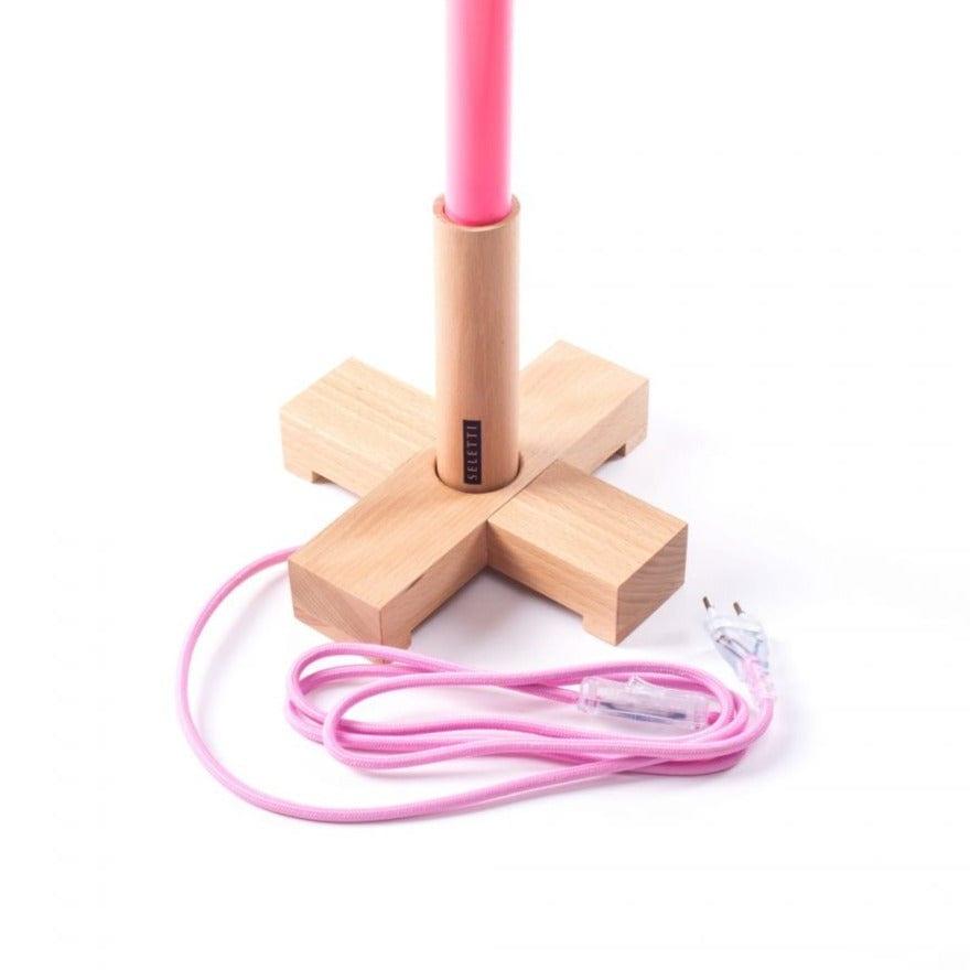 Podstawka do lampy LINEA drewniana Seletti Eye on Design