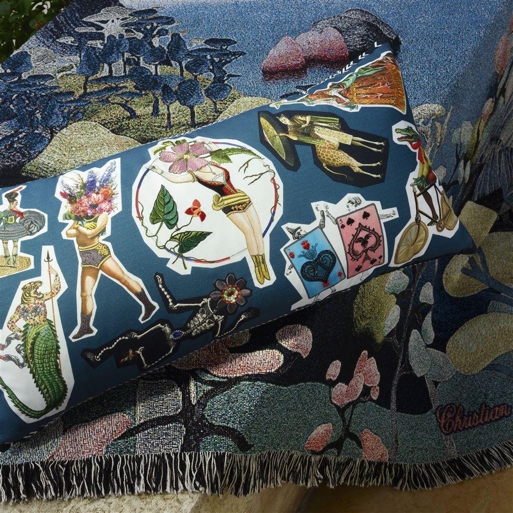 Poduszka dwustronna CIRCUS MULTICOLORE bawełniana satyna Christian Lacroix Eye on Design