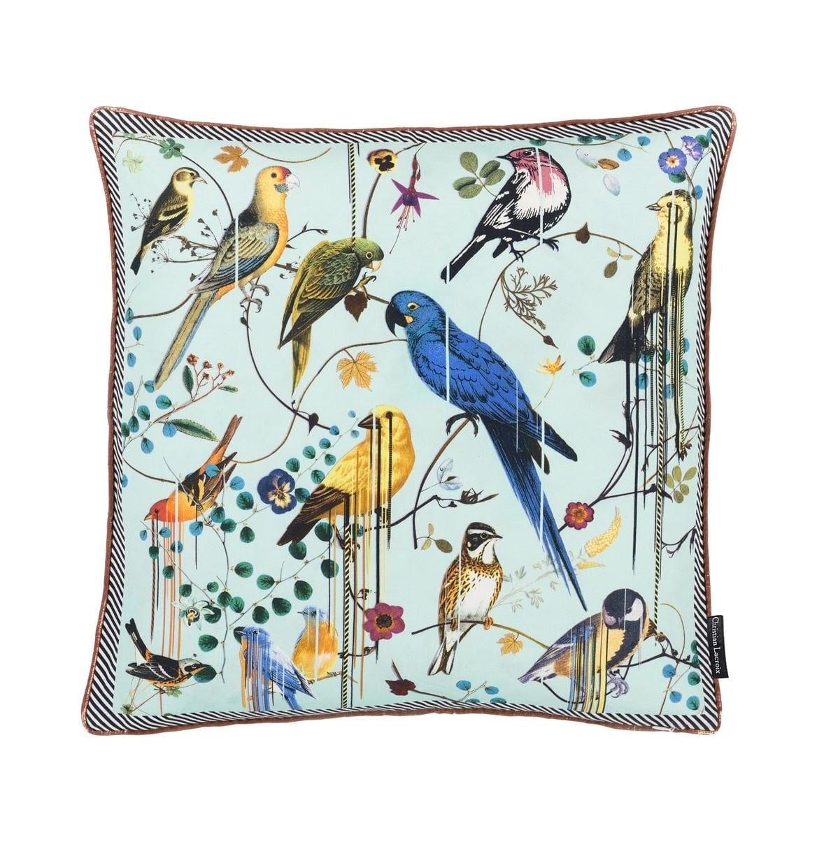 Poduszka dwustronna FLOWERWORKS CAMELIA bawełniana satyna Christian Lacroix Eye on Design