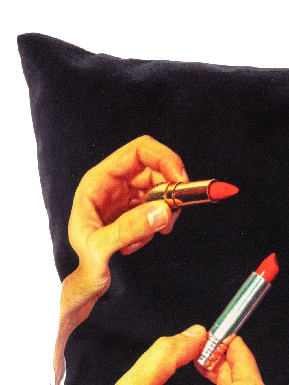 Poduszka LIPSTICKS czarny Seletti Eye on Design
