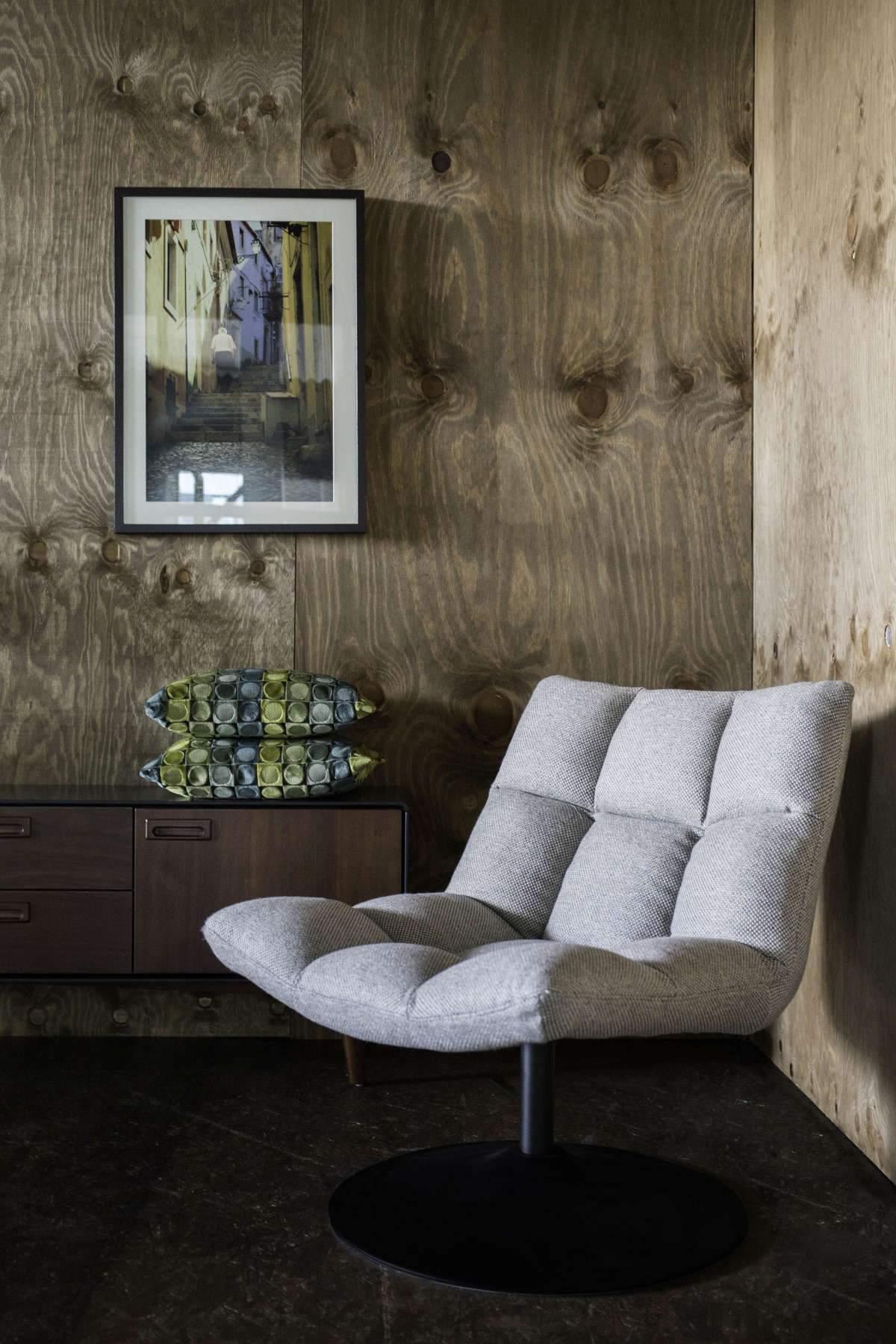 Poduszka OTTAVA zielona/niebieska Dutchbone Eye on Design