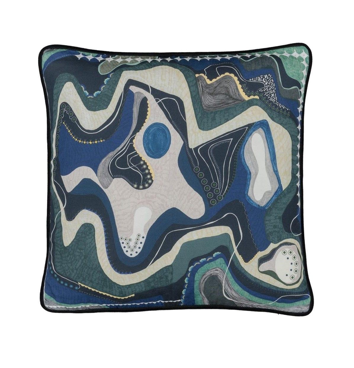 Poduszka WHITE SANDS SUNSET RUISSEAU bawełniana satyna Christian Lacroix Eye on Design