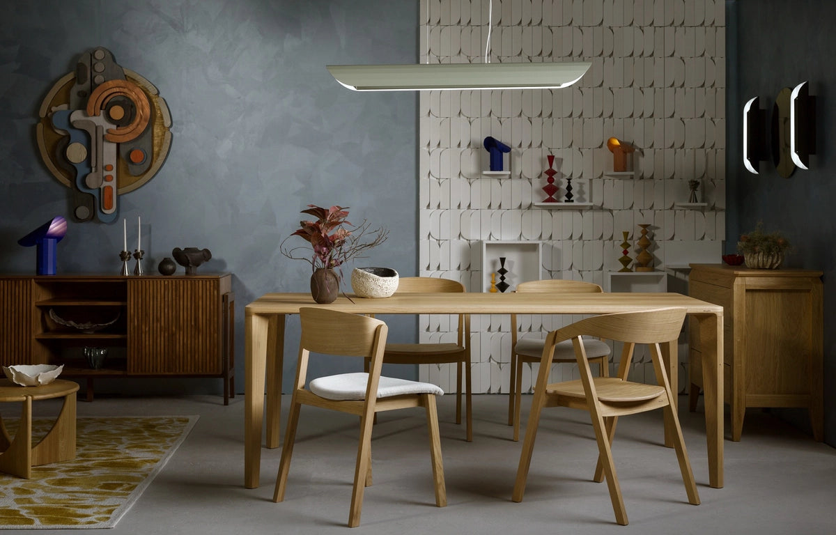 Závesná lineárna lampa APOLIN kobaltová