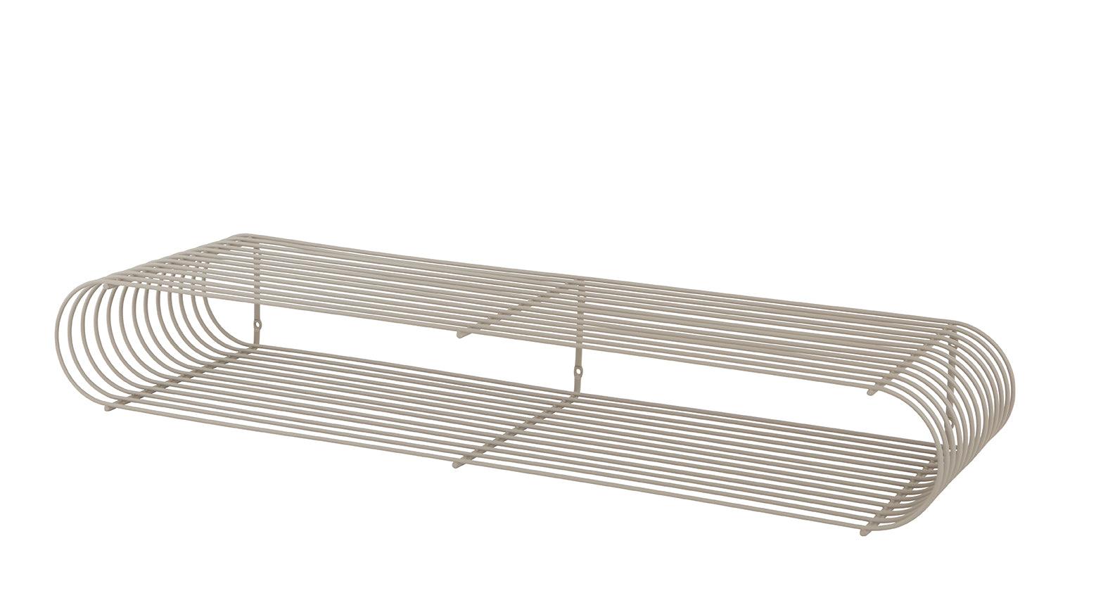 Półka ścienna CURVA taupe AYTM 80.4 cm Eye on Design