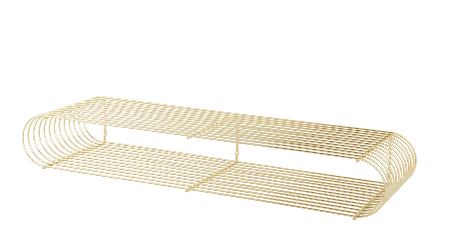Półka ścienna CURVA złoty AYTM 80.4 cm Eye on Design