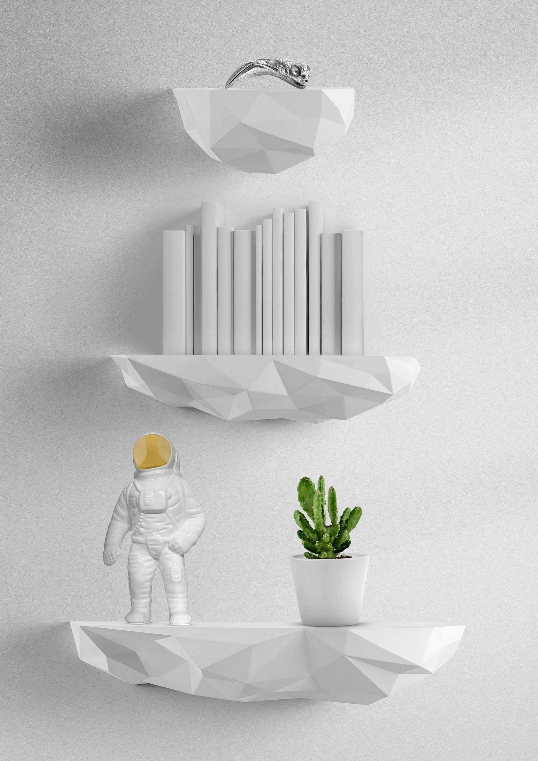 Półka SPACE ROCKS biały Seletti Eye on Design