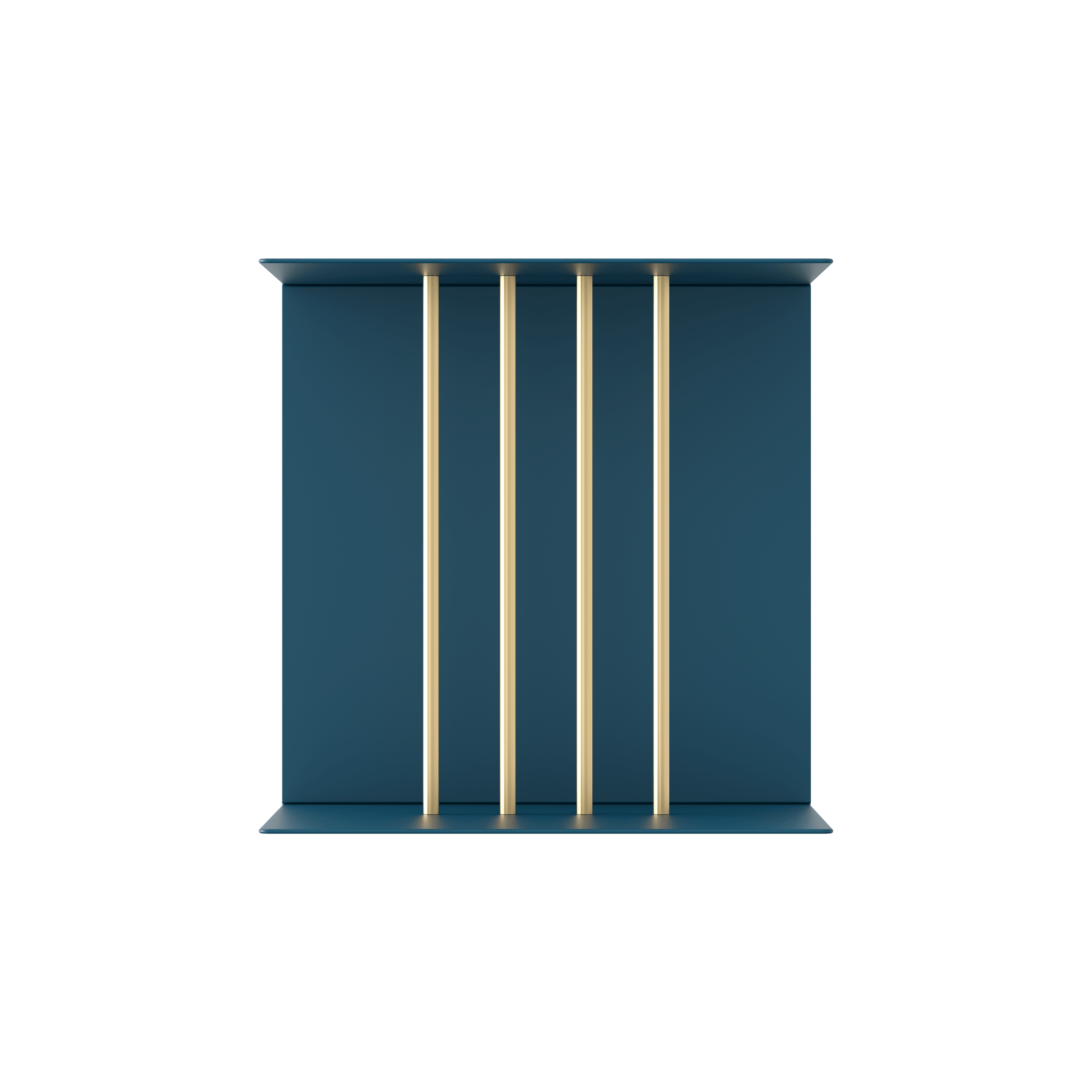 Półka TEASER niebieski ze złotym UMAGE Eye on Design