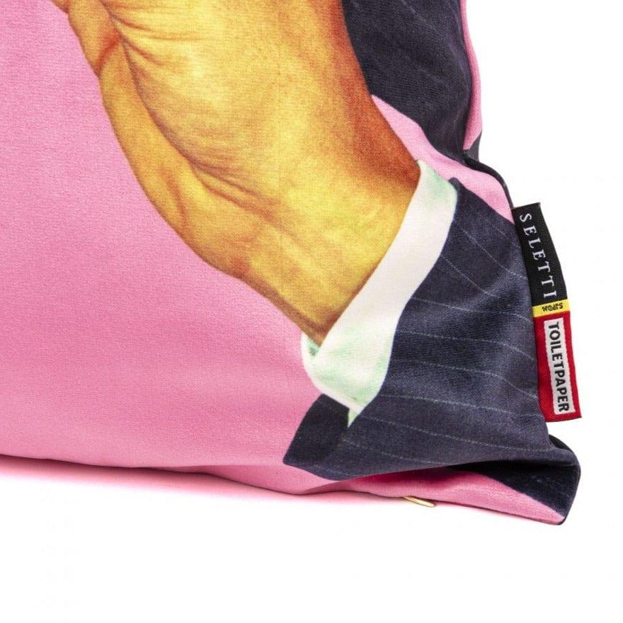 Poszewka LIPSTICKS różowy Seletti Eye on Design