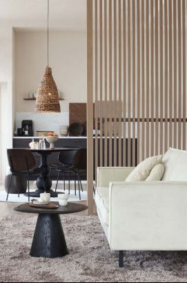 Coffee table Posture black mango wood