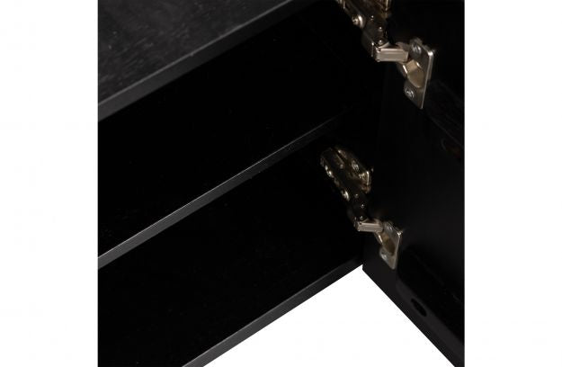 RTV council cabinet black mango wood