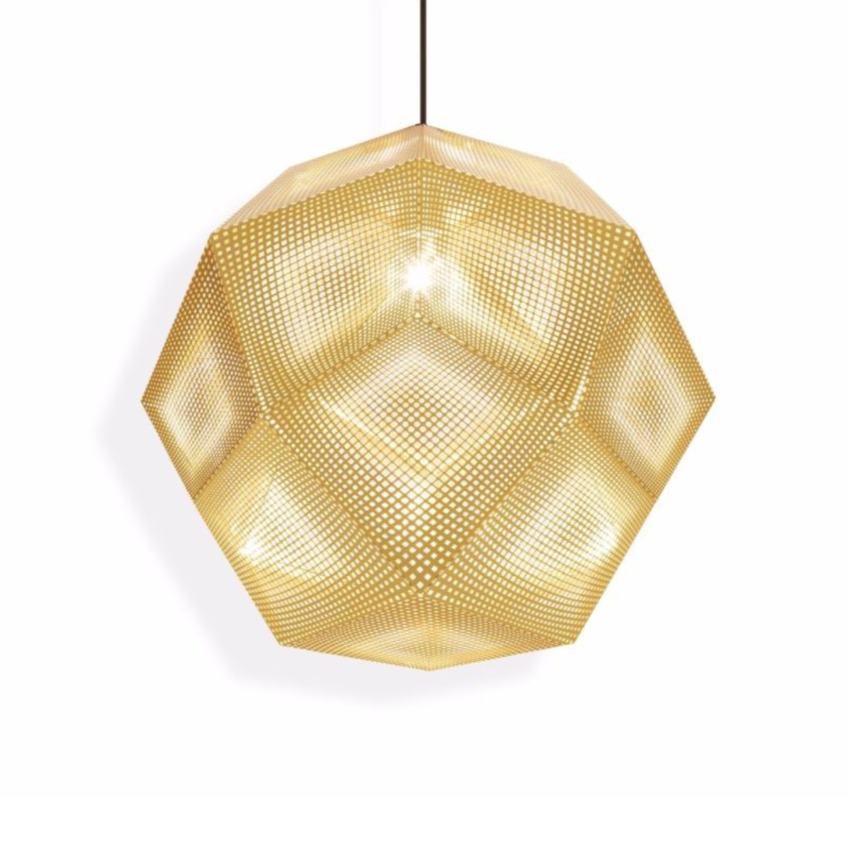 Závesná lampa ETCH mosadzná