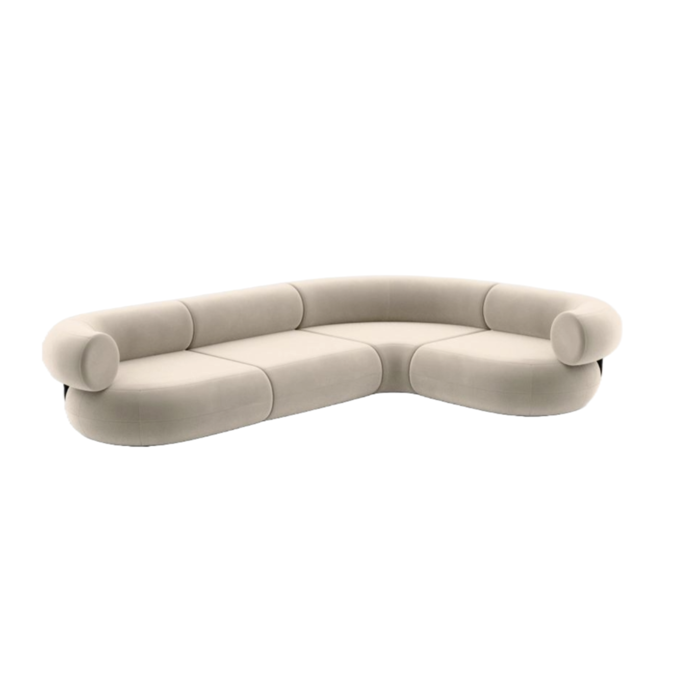 Čalúnený modulárny rohový gauč FAT