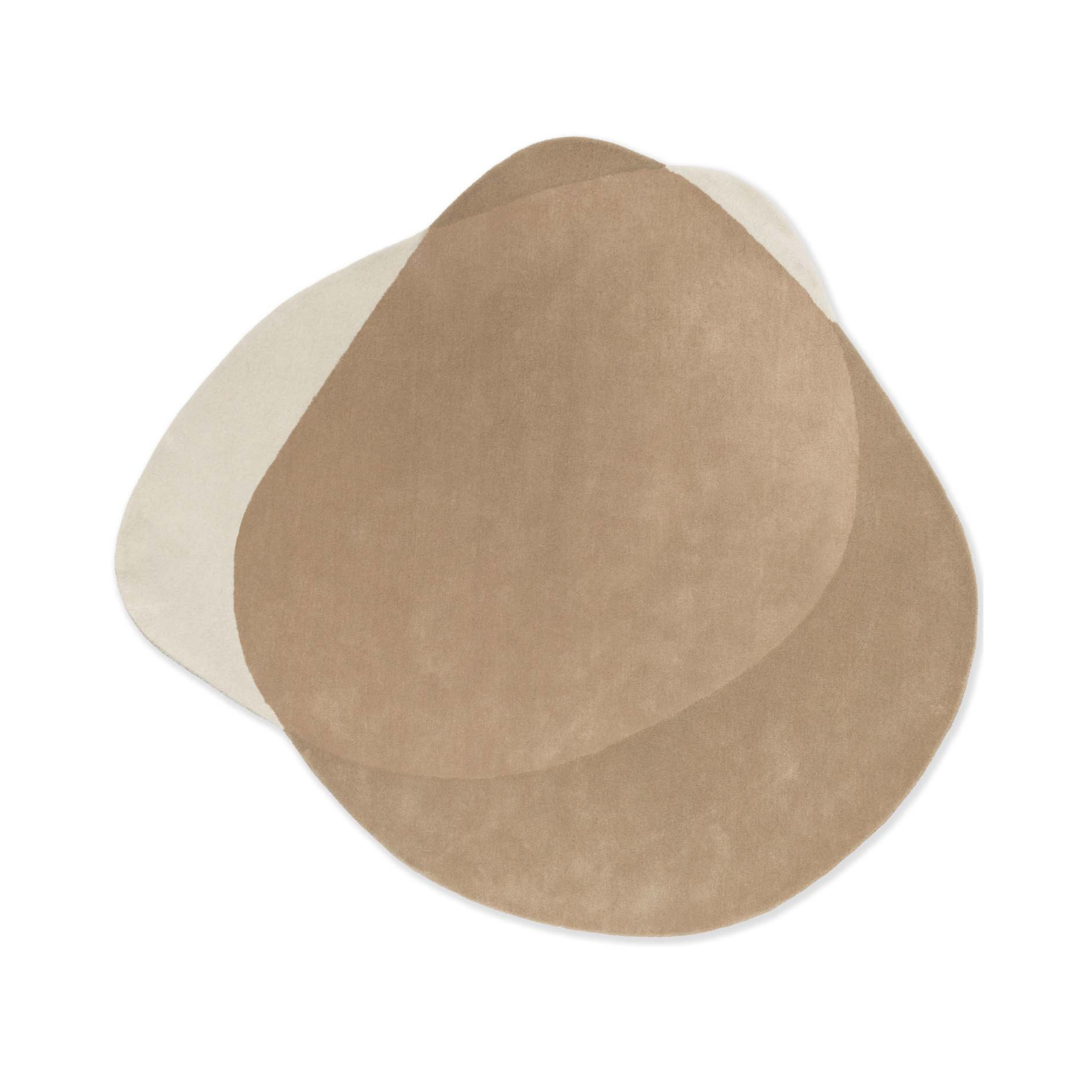Oval rug ELEMENT ARP beige