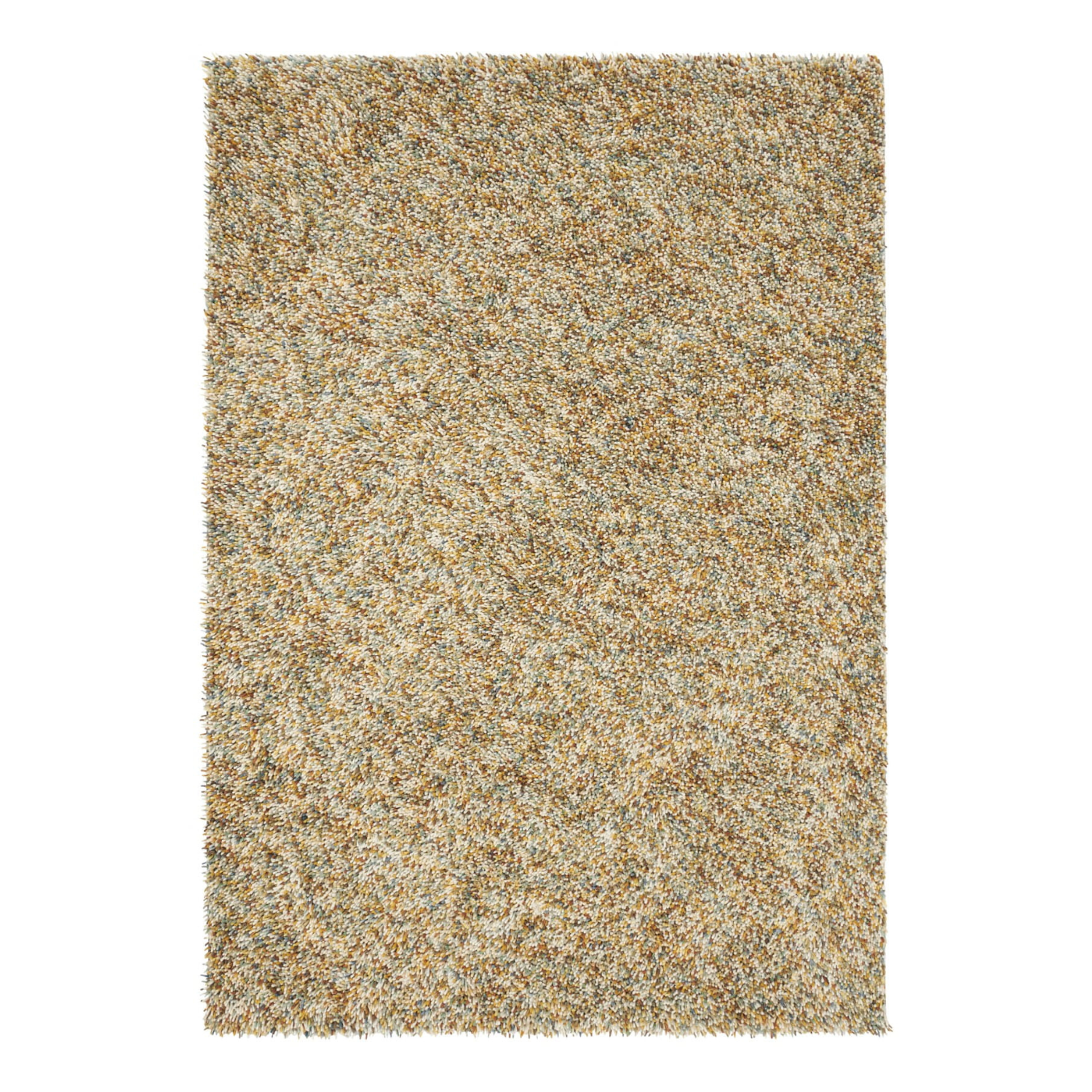 POP ART orange carpet with long pile