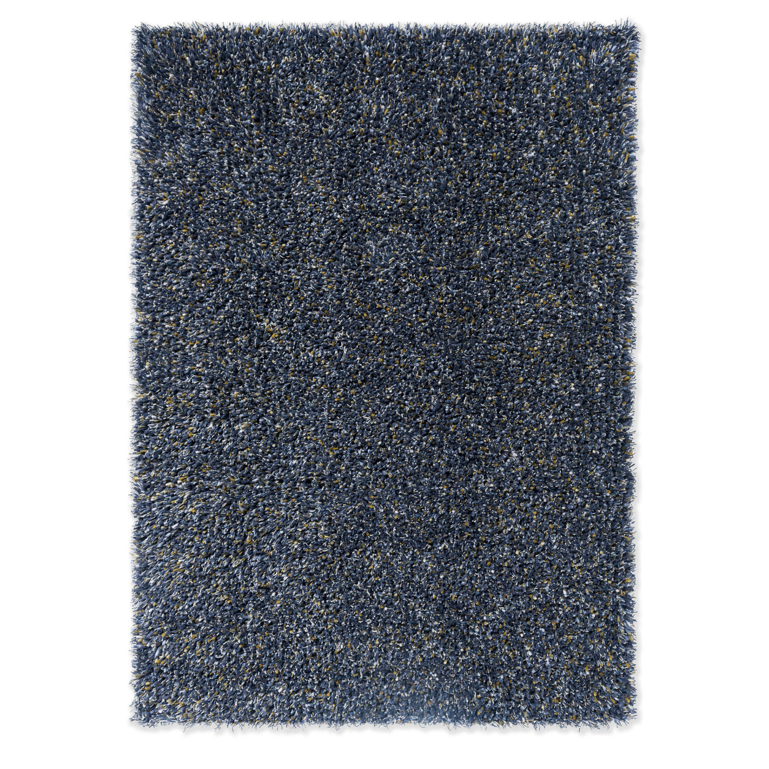 SPRING long pile carpet in navy blue