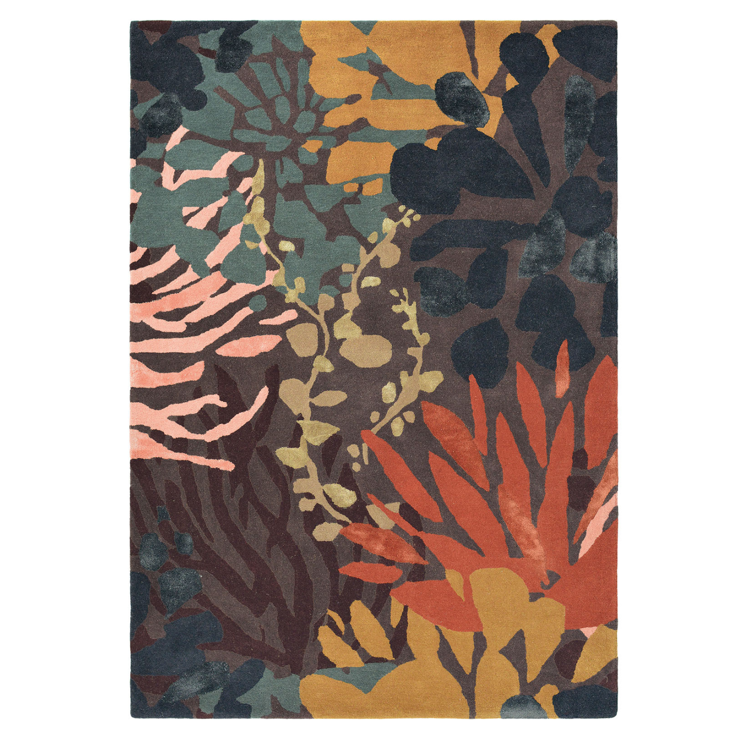 Koberec ESTELLA SUBMARINE oranžovo-hnedý