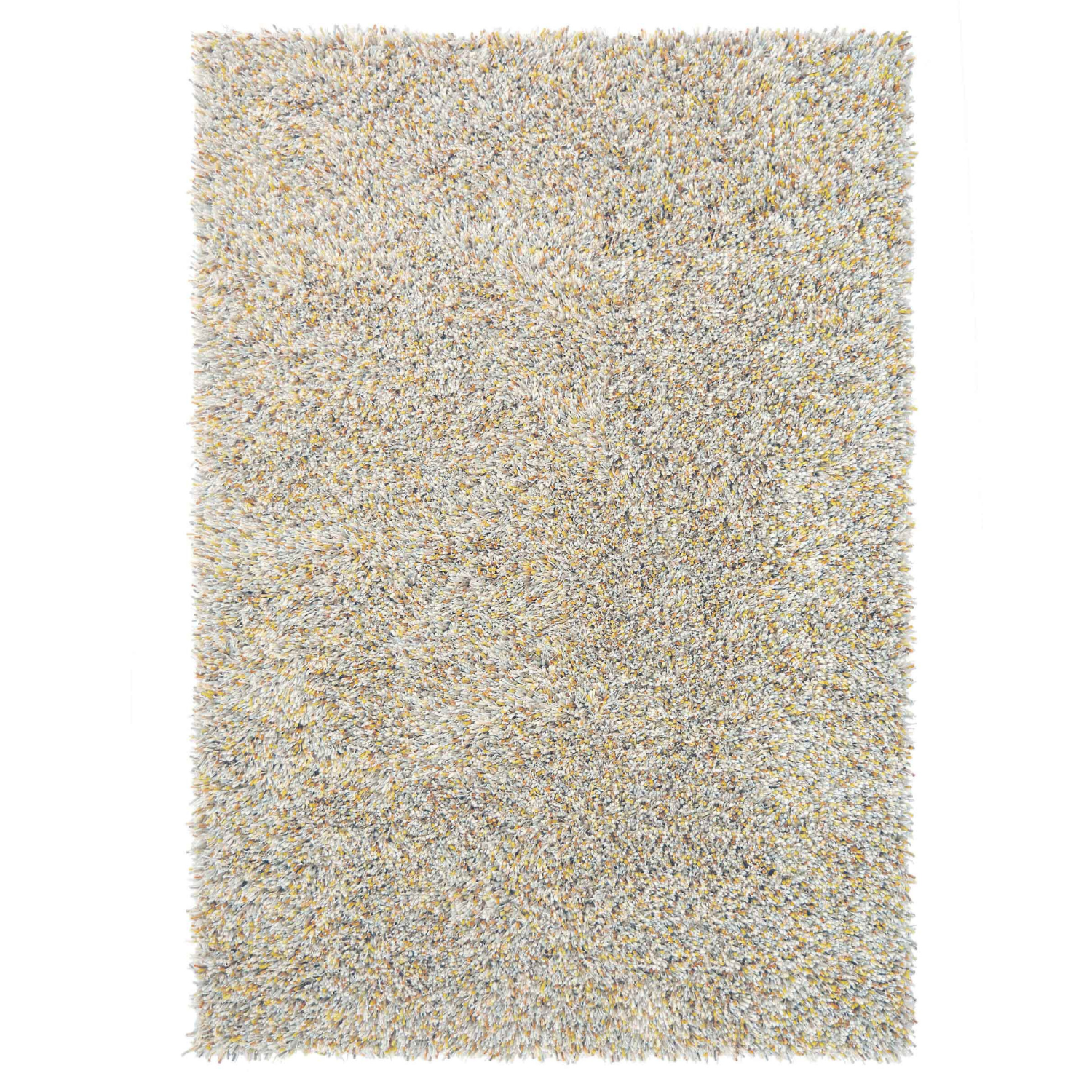 Koberec YOUNG krémovo-oranžový s dlhým vlasom