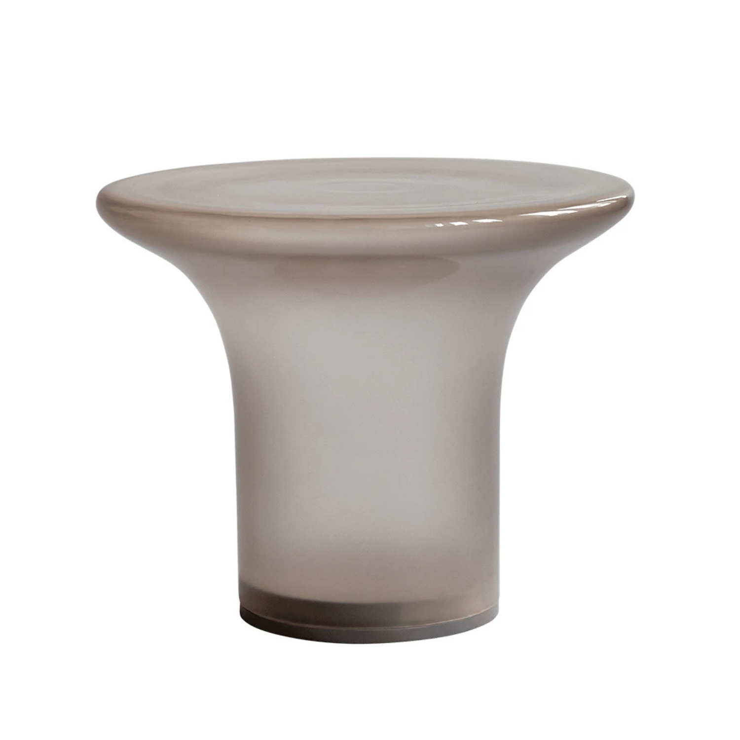 Kávový stolík TRUMPET z nafukovaného skla