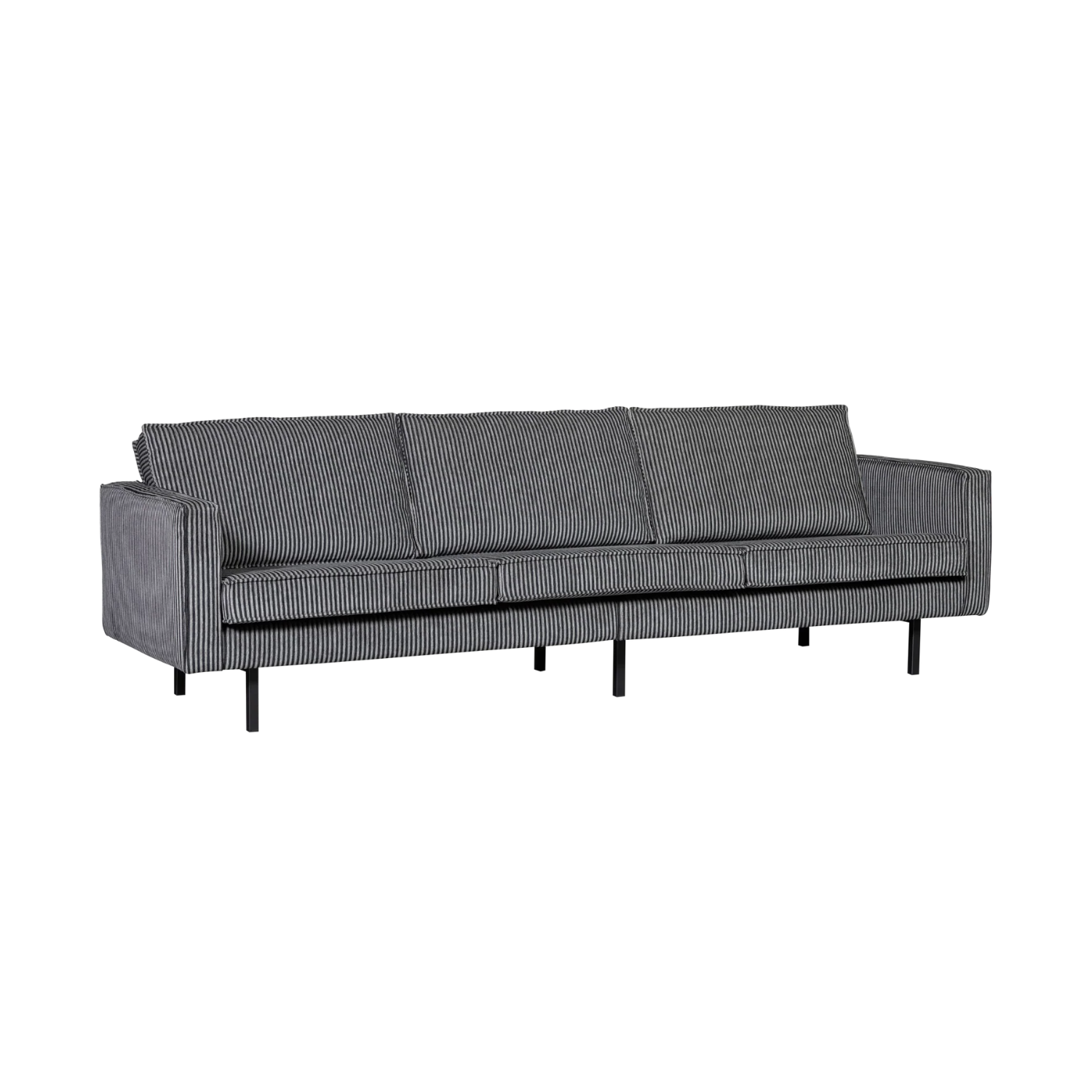 Sofa 3-person Rodeo black and white striped