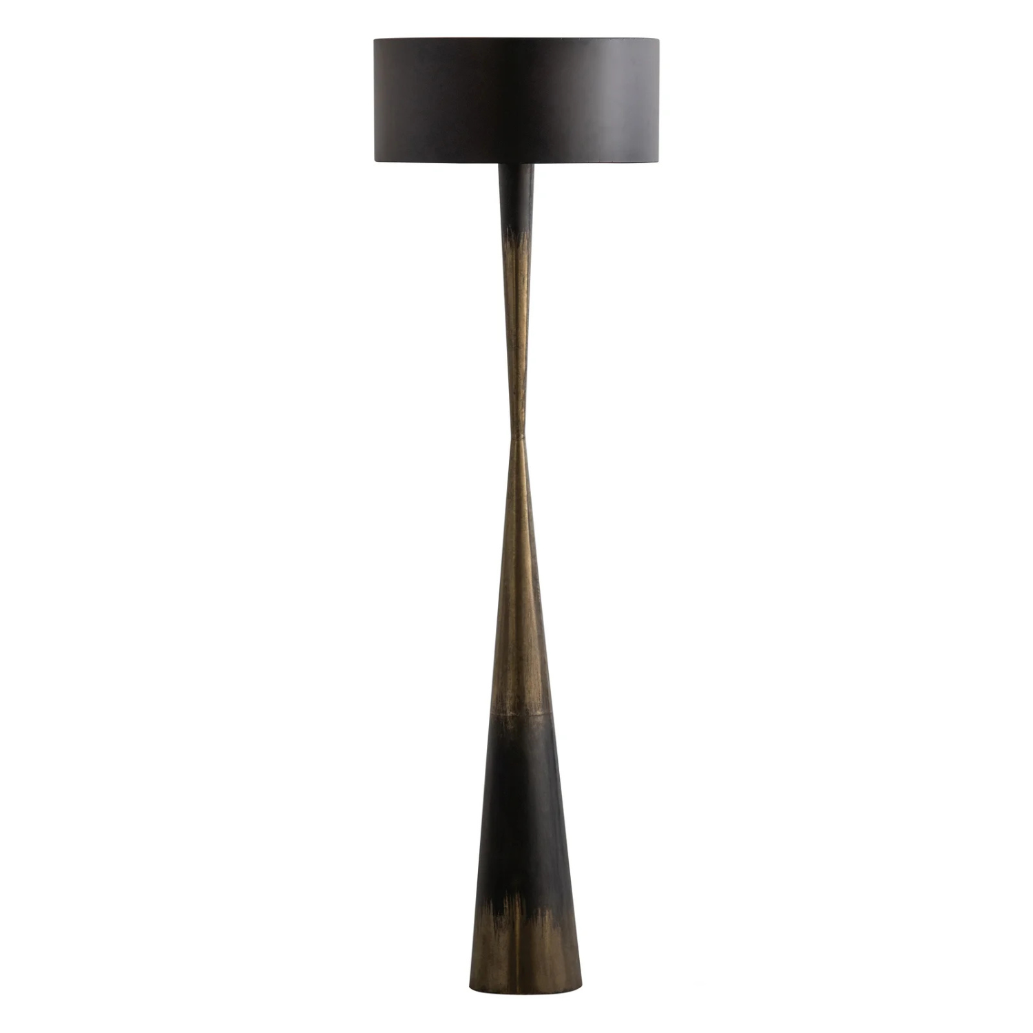 Blackout blackout floor lamp with golden