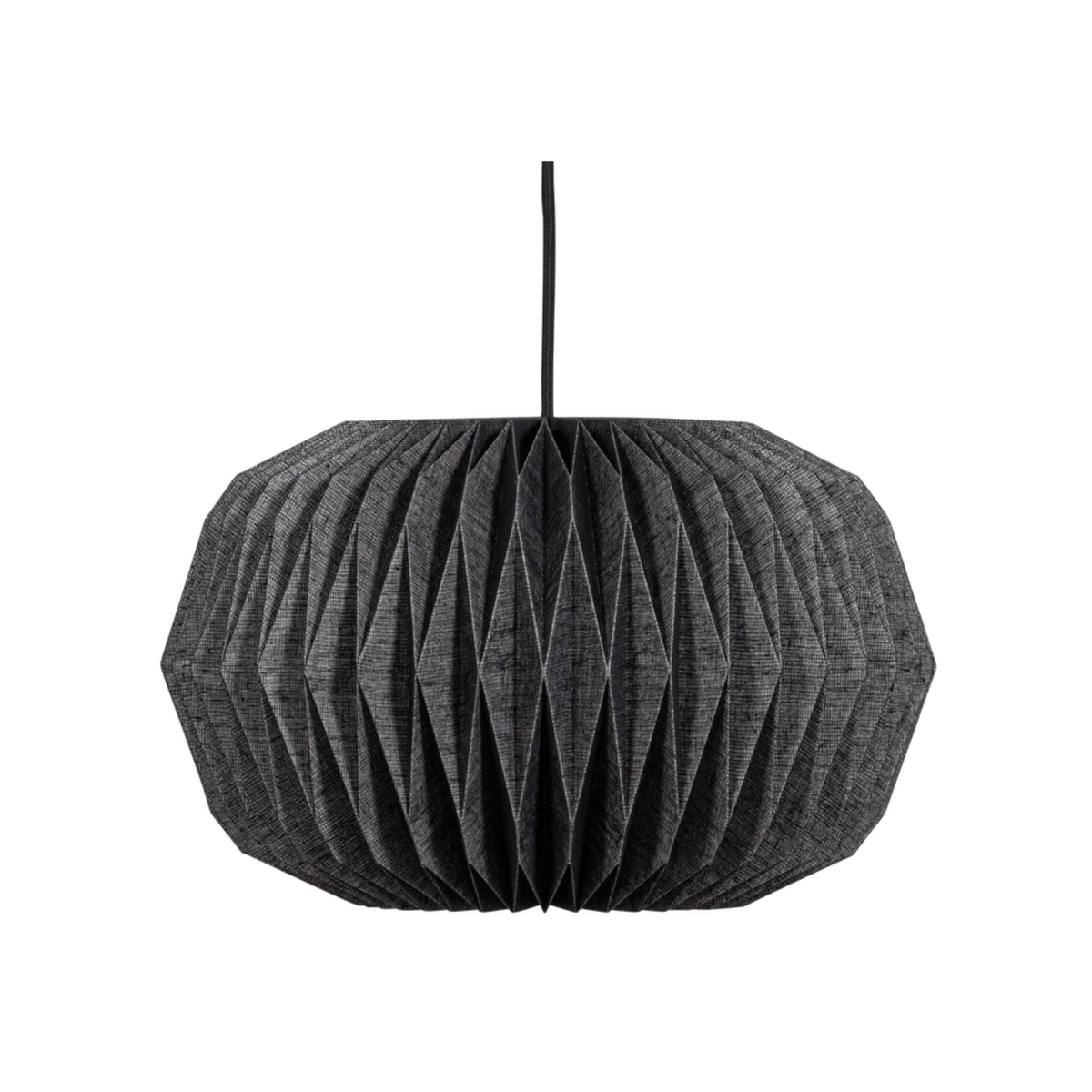 Lampa visící GLOBE čierny papier
