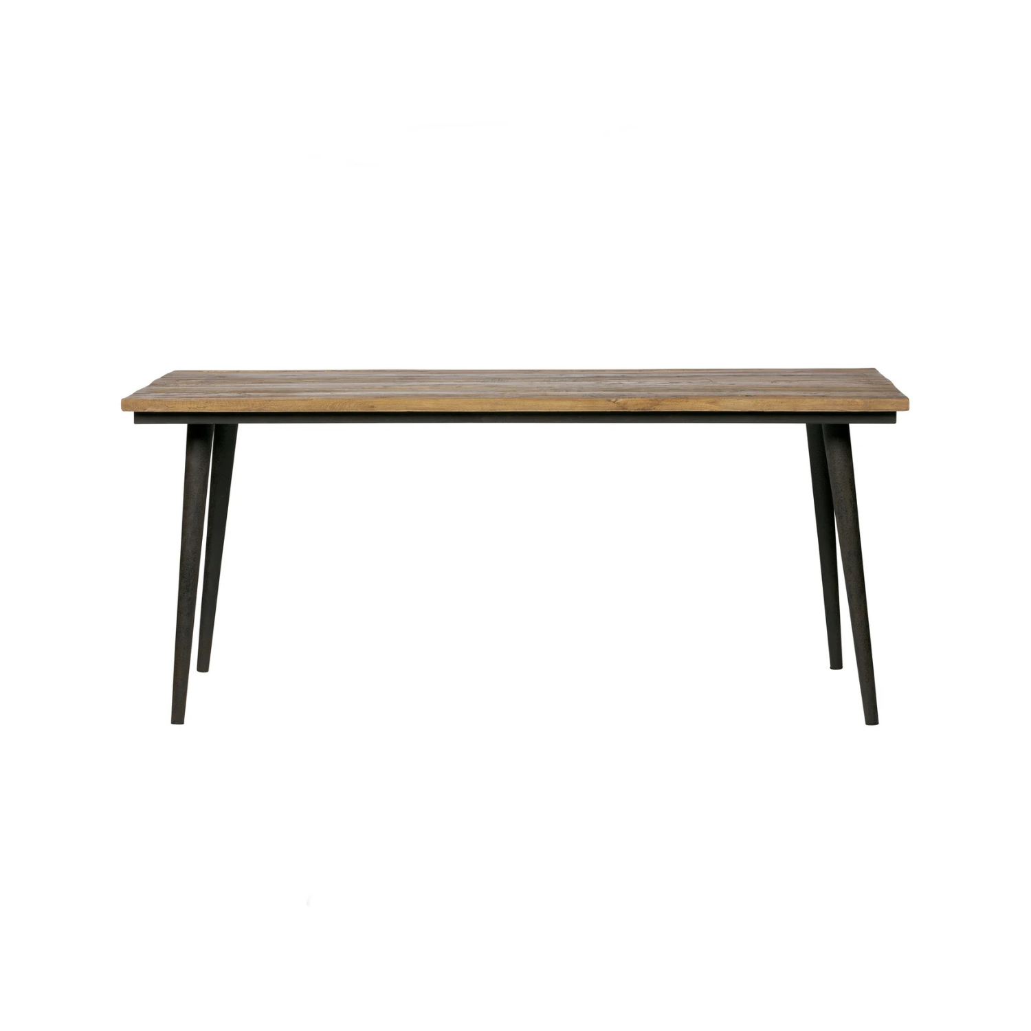 Stôl GUILD drevo s čiernym kovovým podstavcom