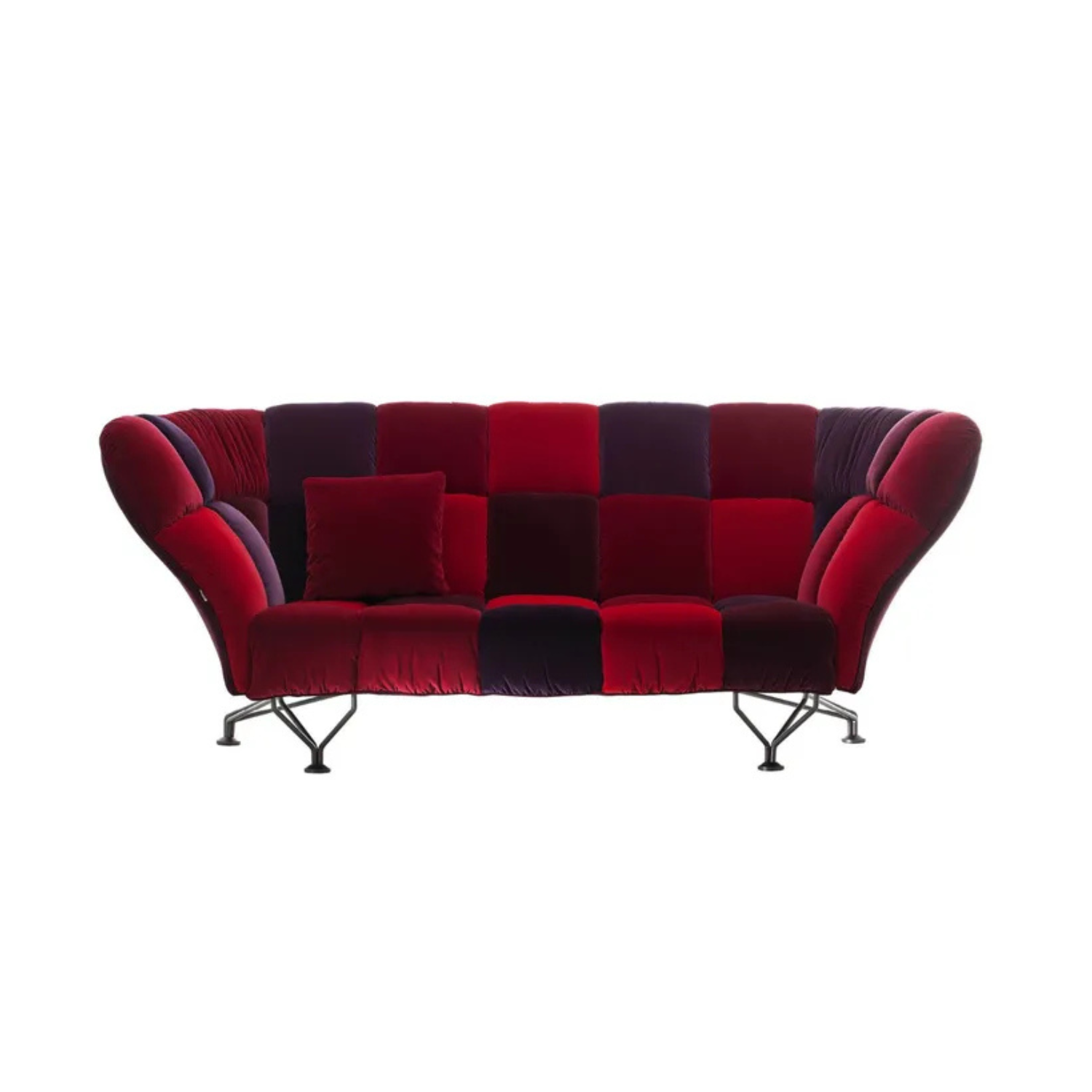 Sofa 33 cuscini red