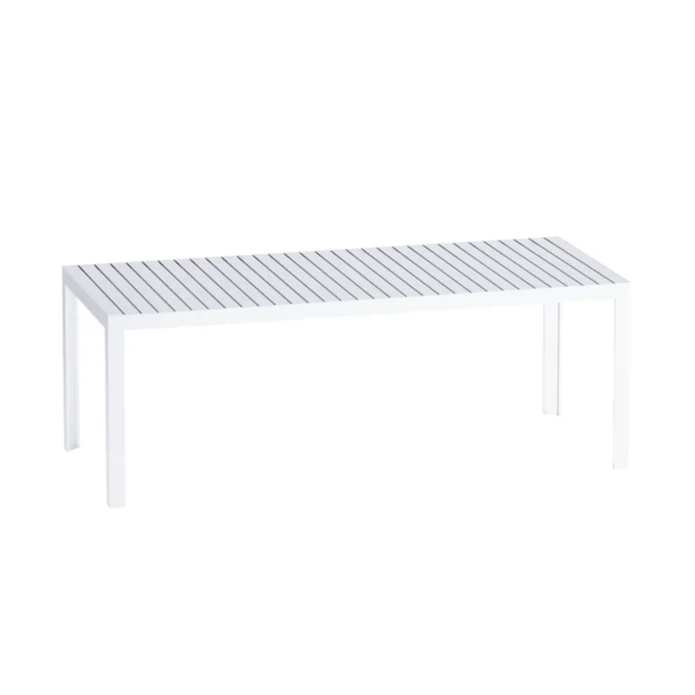 Kalimba white garden table