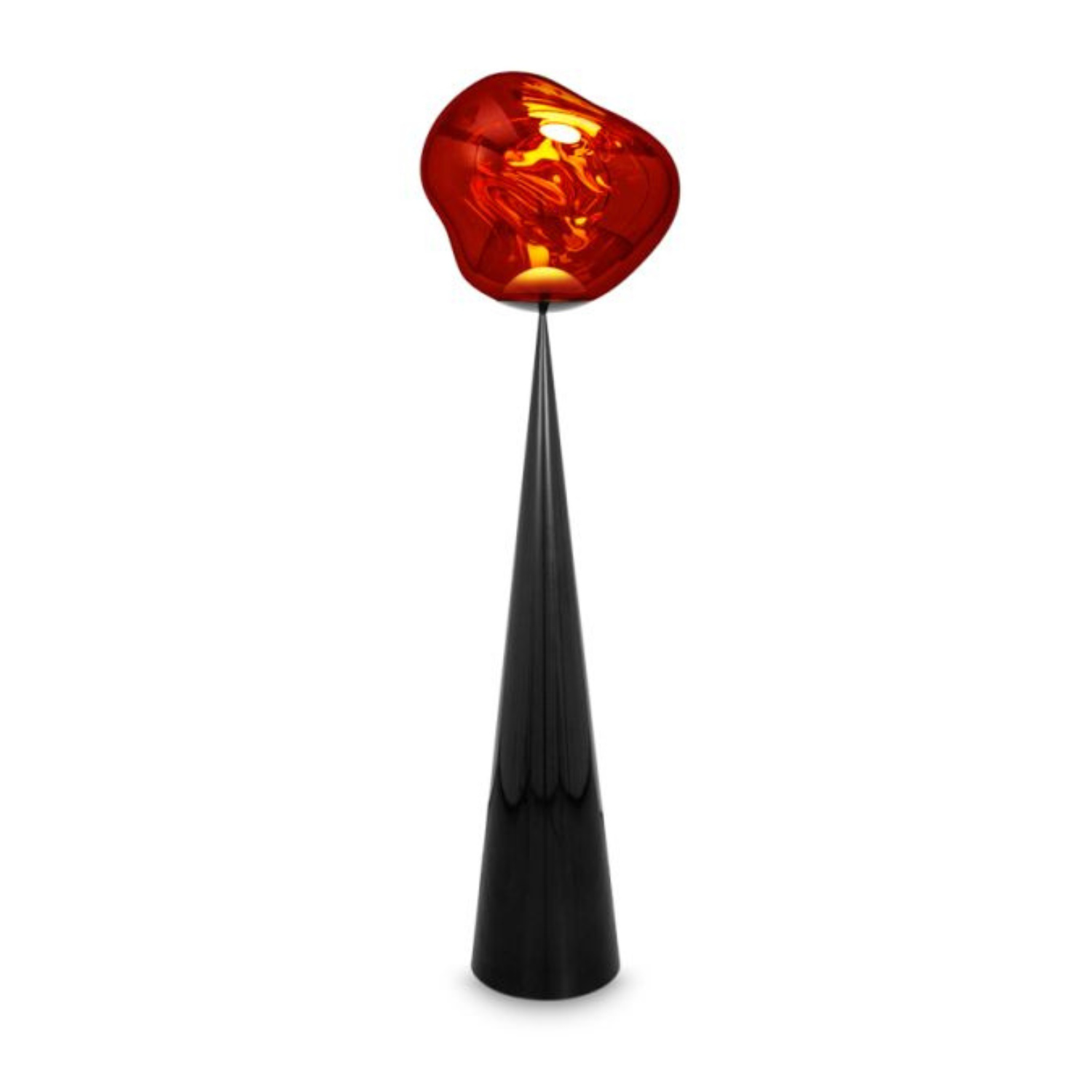 Stojaca lampa MELT medená