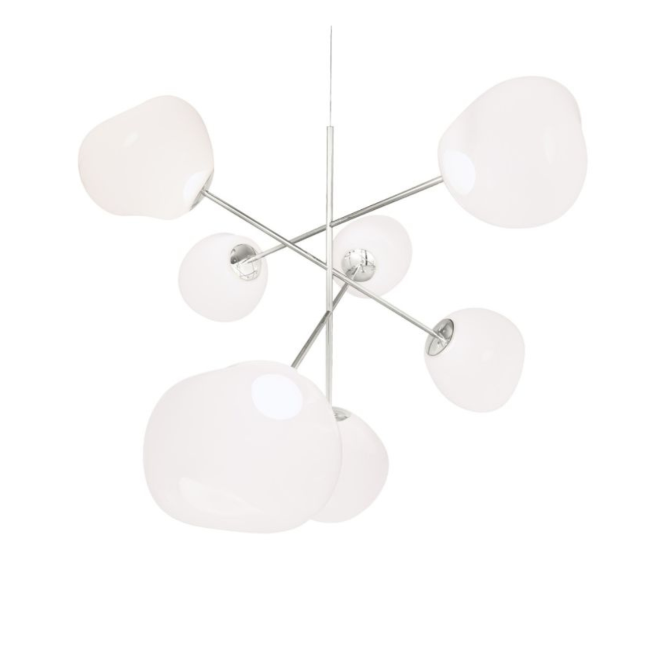 Luster MELT opálový so strieborným povrchom