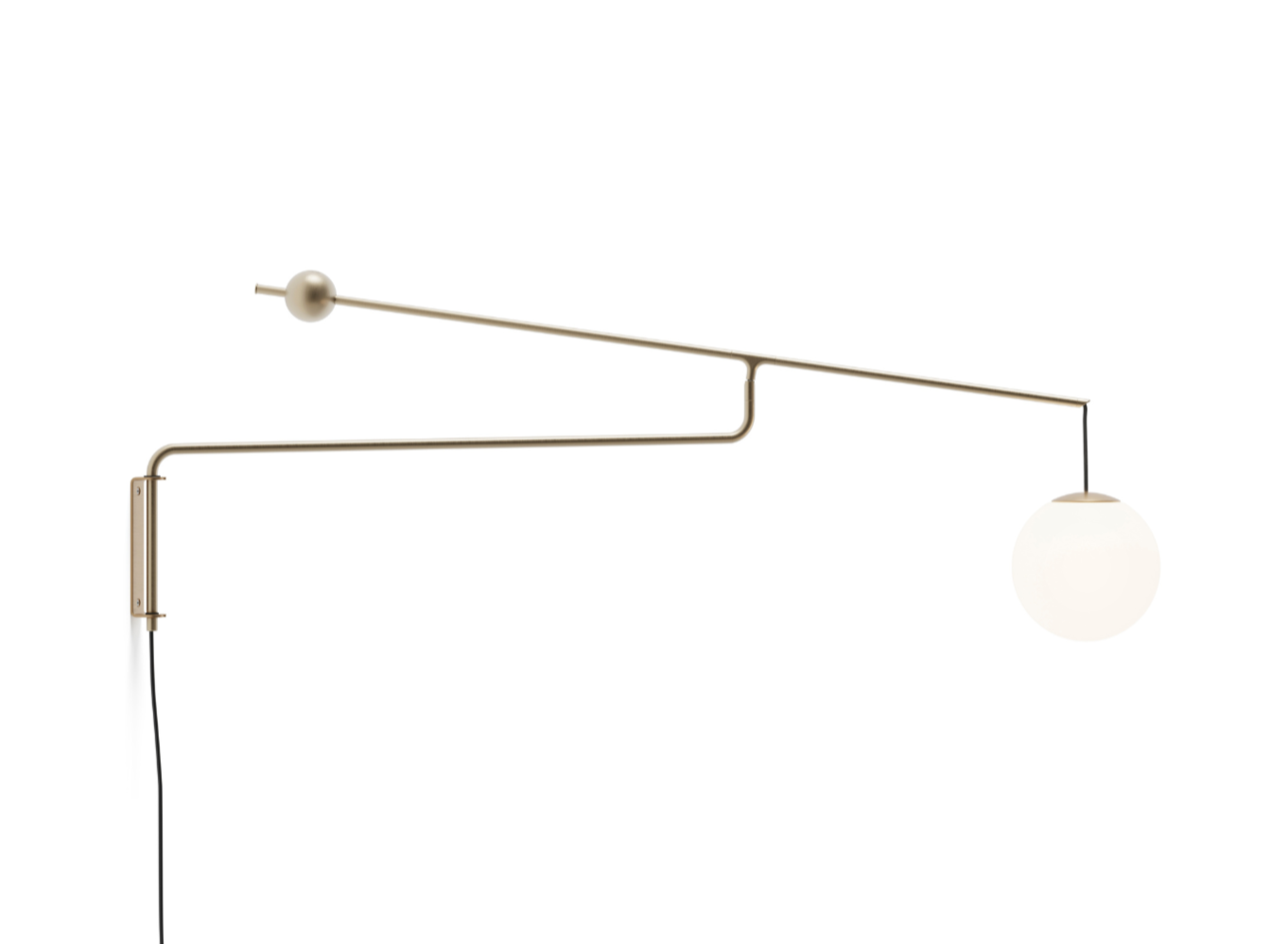 Nástenná lampa MALAMATA mosadzná