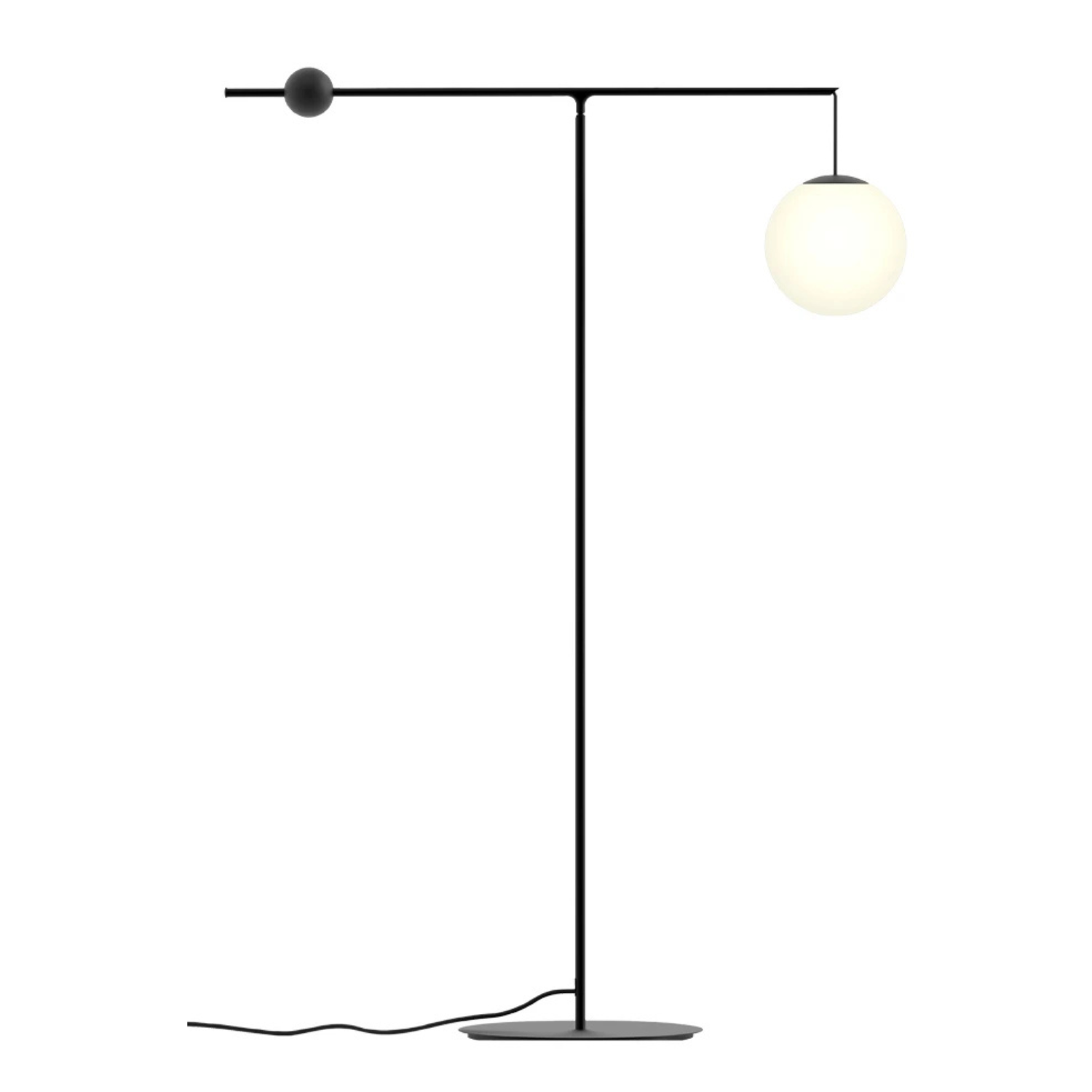 Adjustable floor lamp MALAMATA black