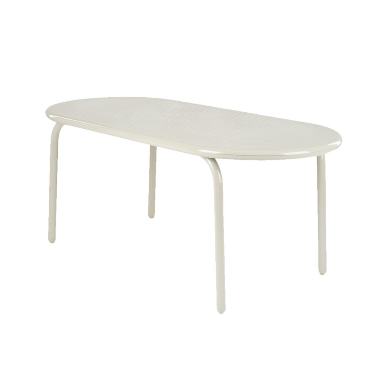 GROOVE outdoor table broken white