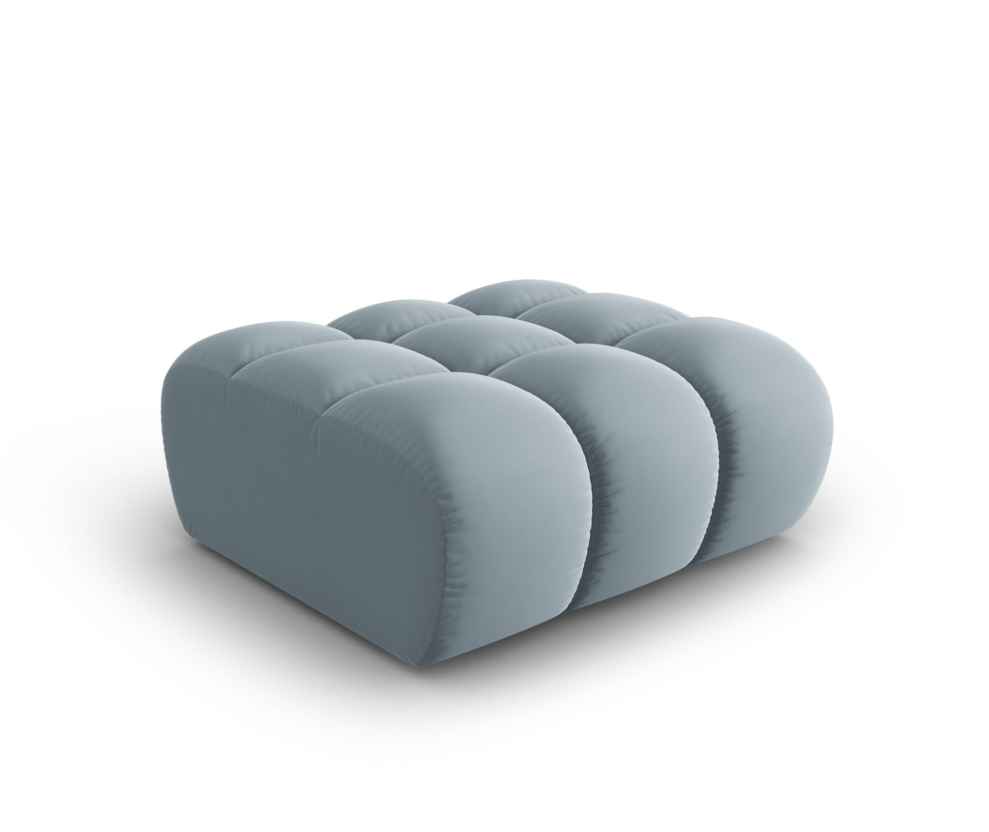 Puf aksamitny HALLEY jasnoniebieski Windsor & Co Eye on Design