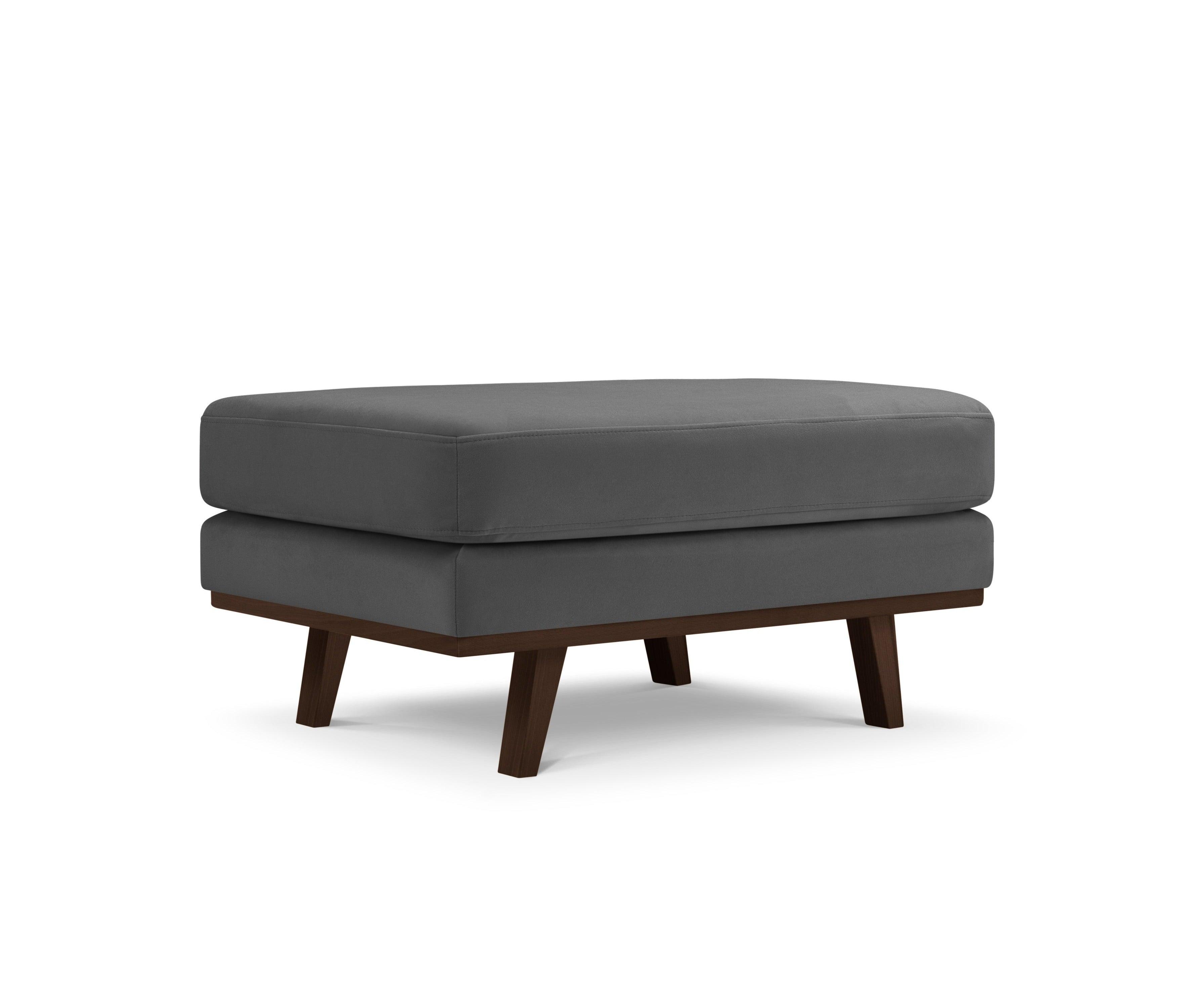 Puf aksamitny HEBE ciemnoszary Mazzini Sofas Eye on Design